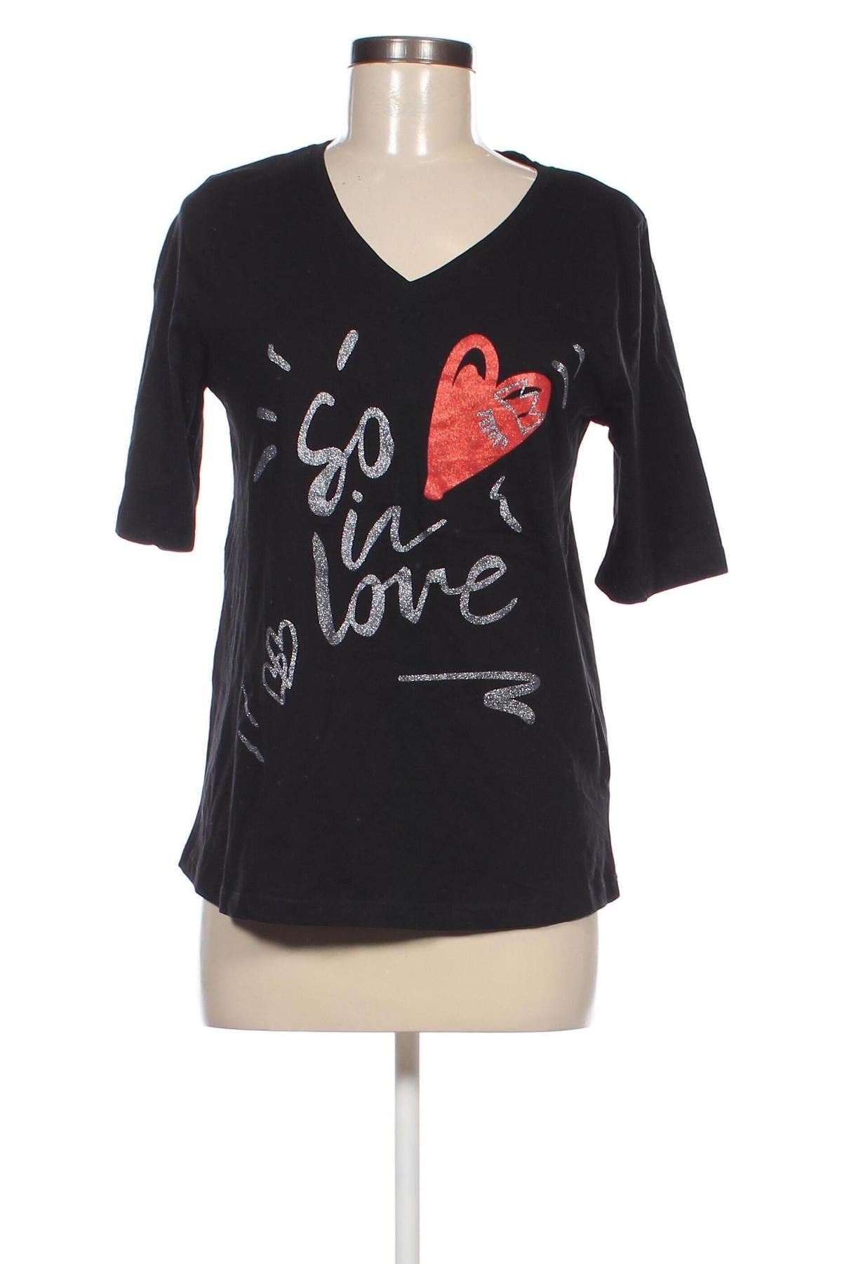 Tricou de femei Street One, Mărime M, Culoare Negru, Preț 53,99 Lei