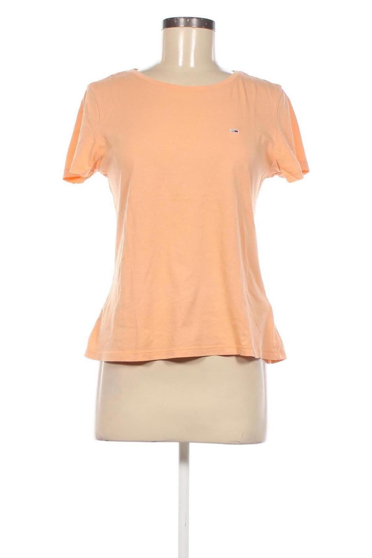 Damen T-Shirt Tommy Jeans, Größe S, Farbe Orange, Preis 10,49 €