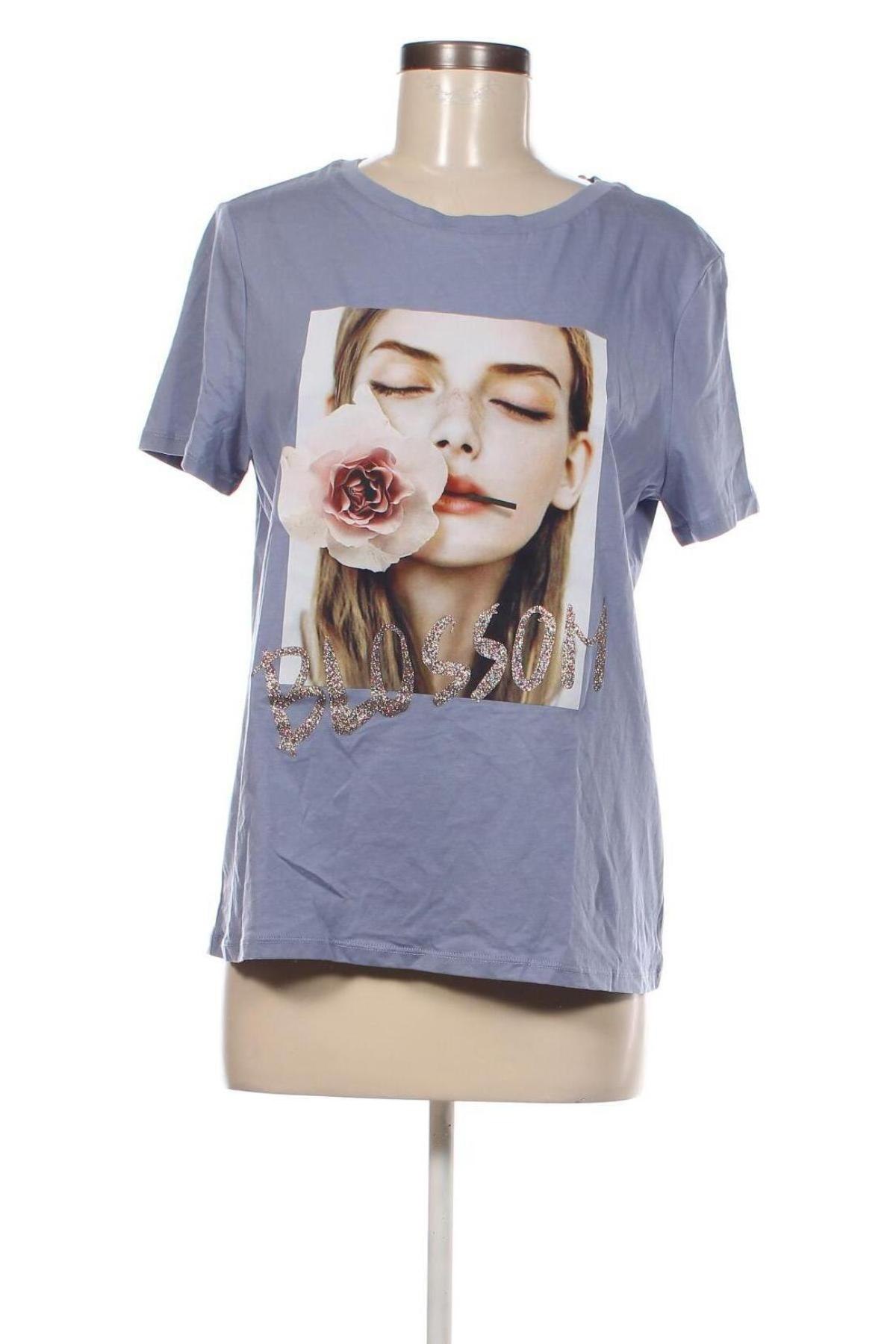 Damen T-Shirt Vero Moda, Größe L, Farbe Blau, Preis € 15,99