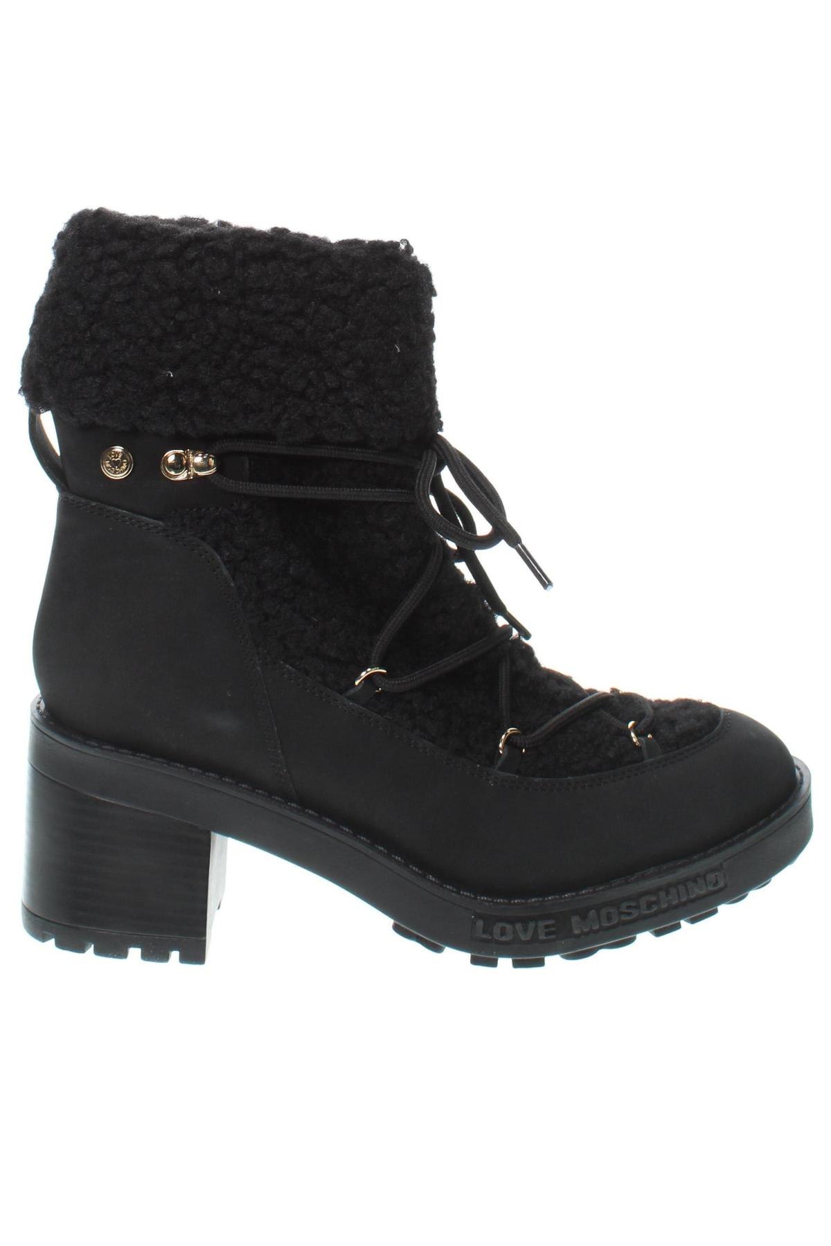 Botine de damă Love Moschino, Mărime 38, Culoare Negru, Preț 849,99 Lei