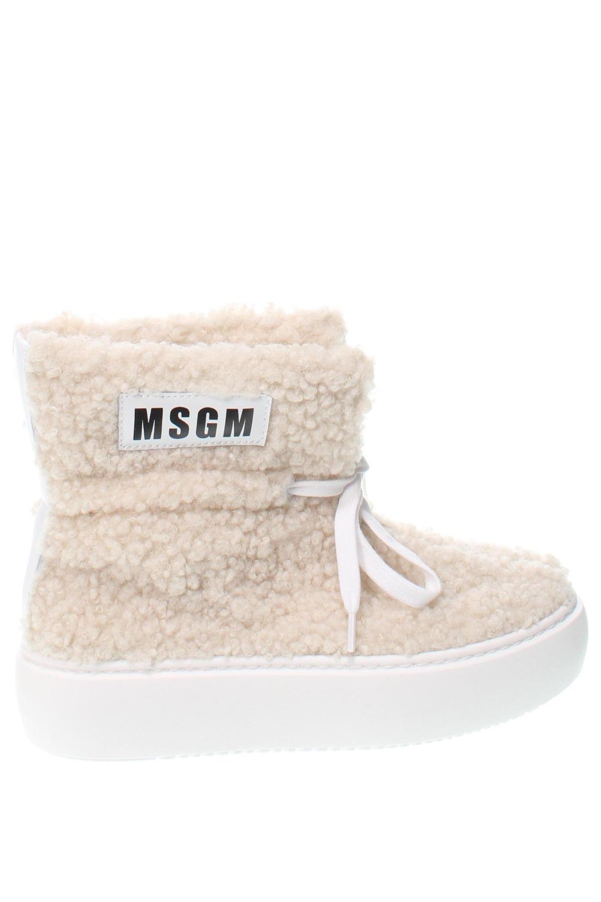 Dámské poltopánky MSGM, Veľkosť 35, Farba Béžová, Cena  115,95 €