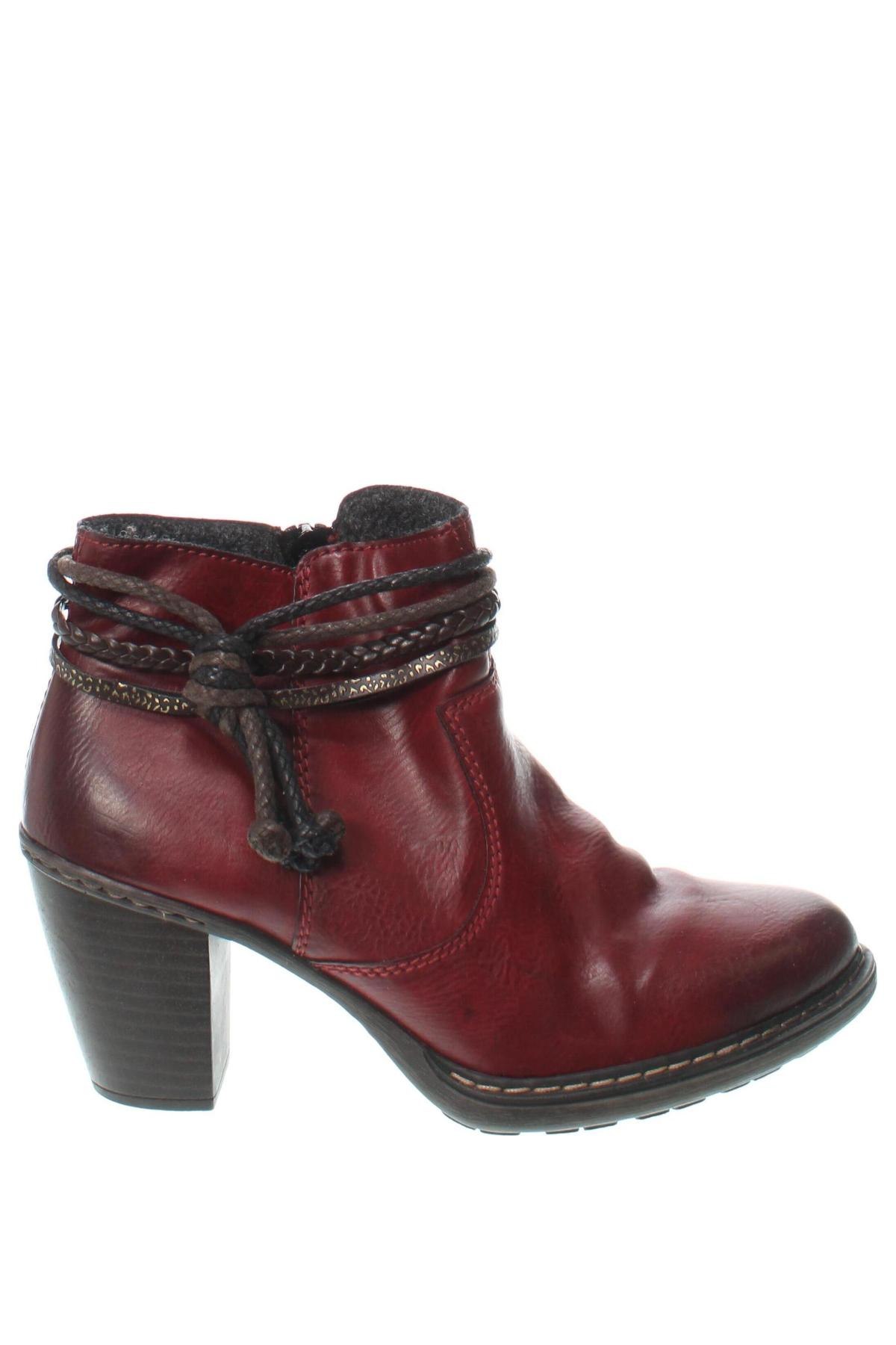 Damen Stiefeletten Rieker, Größe 37, Farbe Rot, Preis 52,29 €