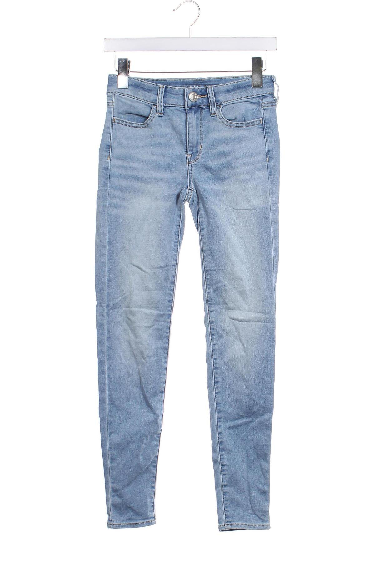 Blugi de femei American Eagle, Mărime XXS, Culoare Albastru, Preț 36,99 Lei