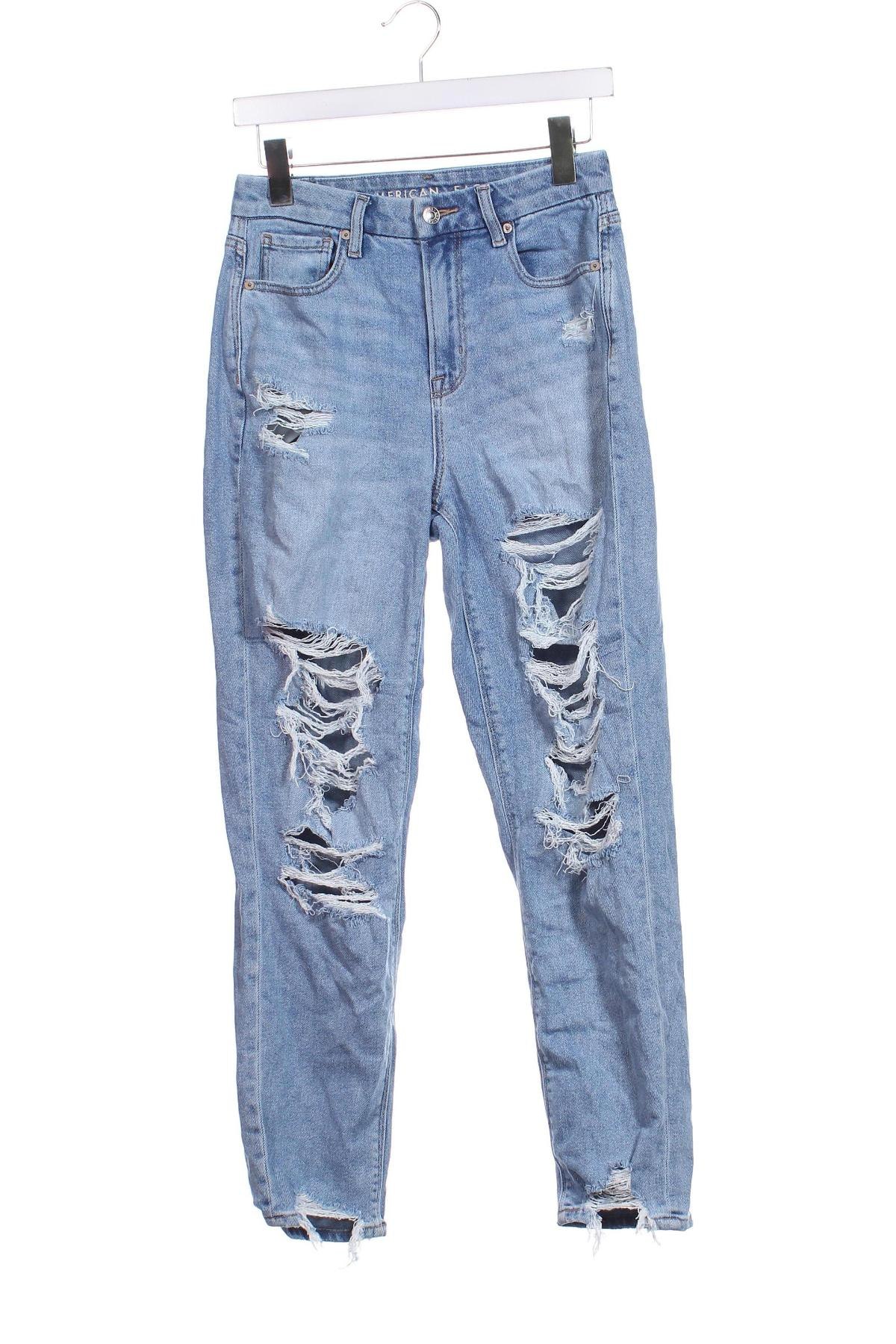 Damskie jeansy American Eagle, Rozmiar XS, Kolor Niebieski, Cena 35,99 zł