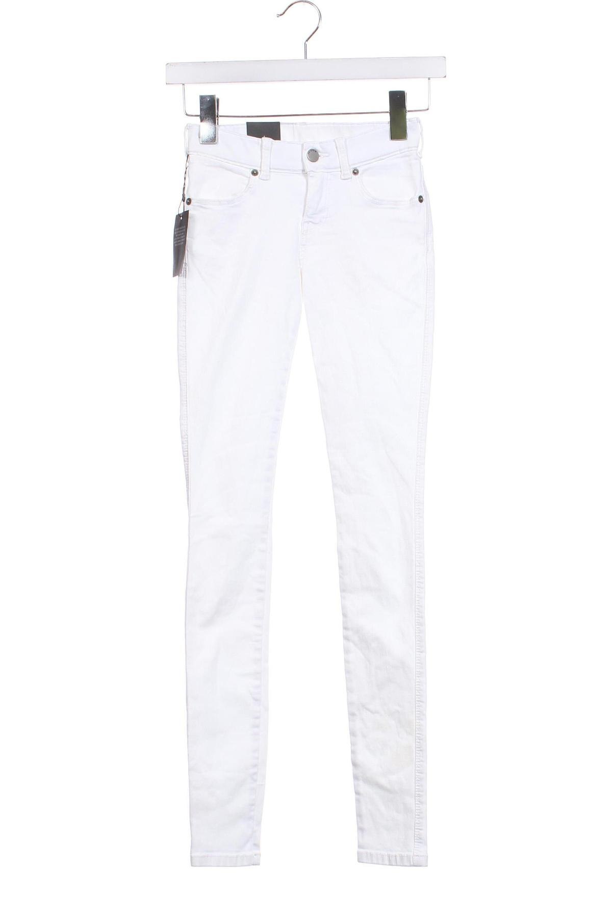 Damskie jeansy Dr. Denim, Rozmiar XS, Kolor Biały, Cena 74,99 zł