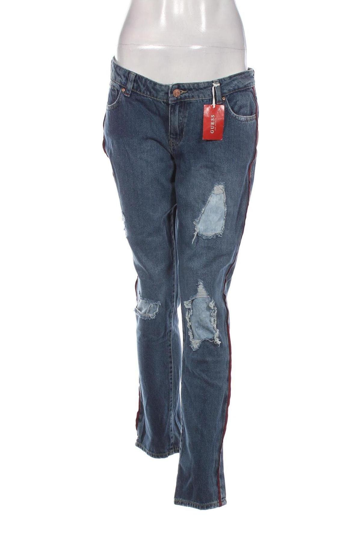 Damskie jeansy Guess, Rozmiar L, Kolor Niebieski, Cena 247,99 zł