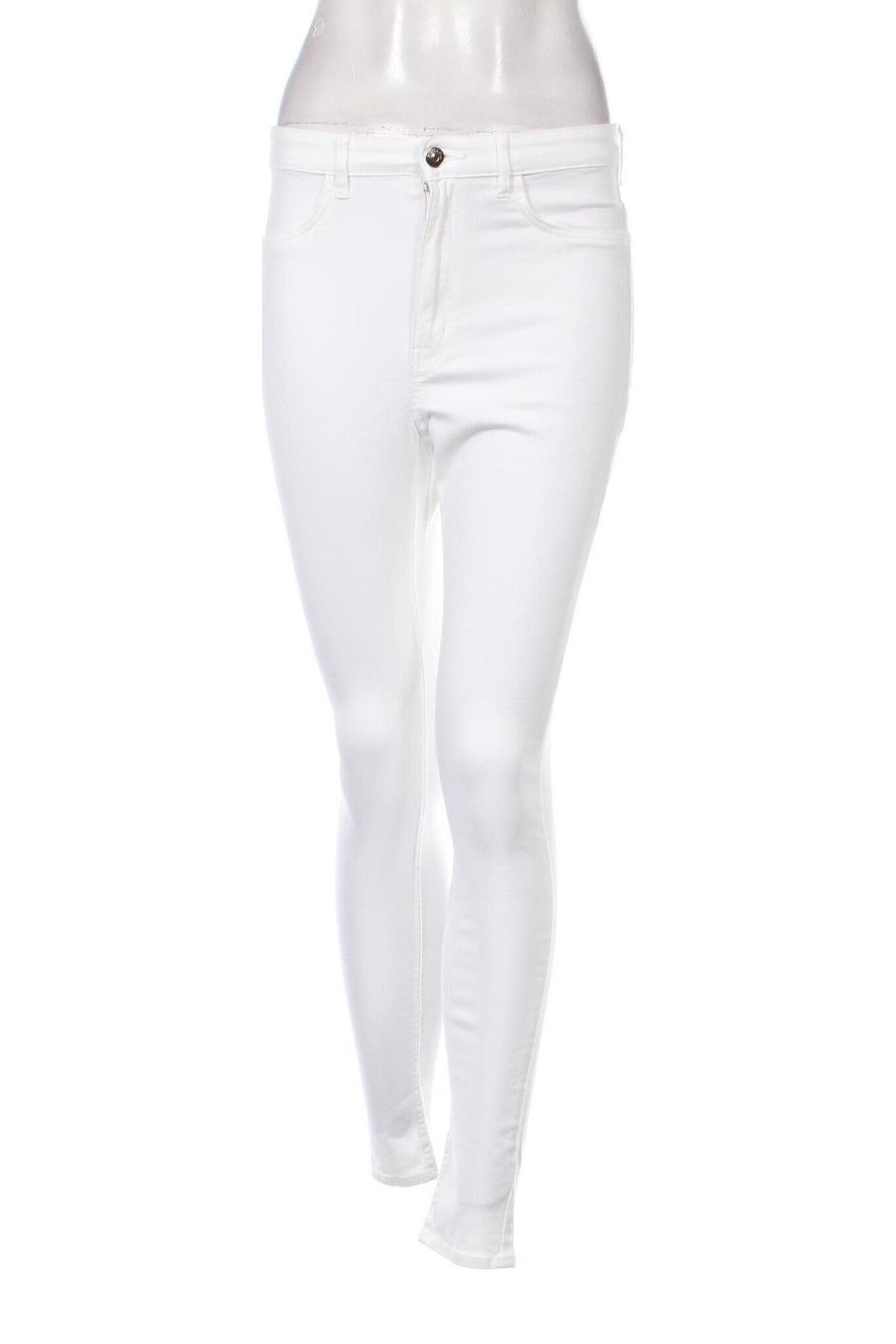 Damskie jeansy H&M Divided, Rozmiar M, Kolor Biały, Cena 70,99 zł