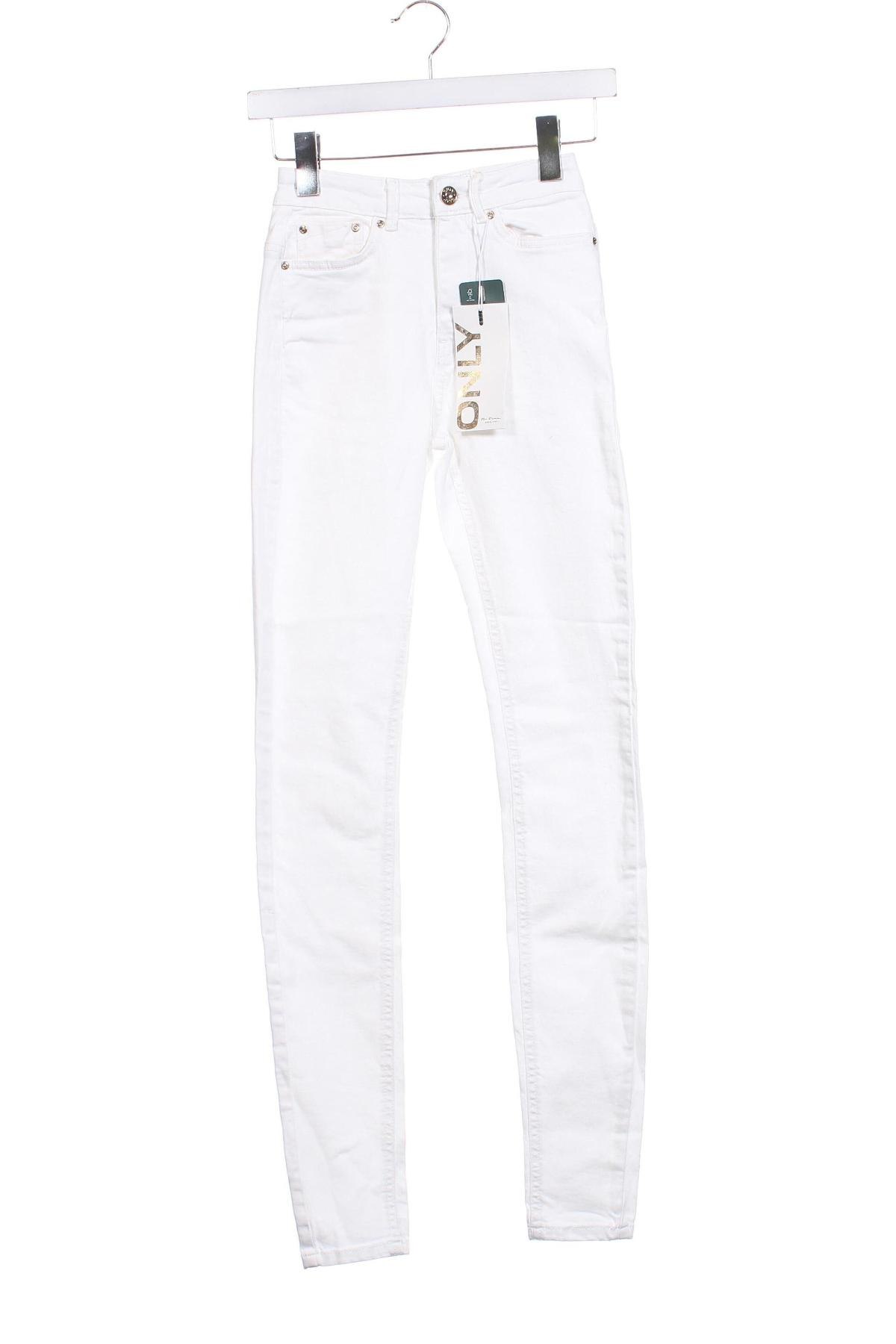 Damskie jeansy ONLY, Rozmiar XS, Kolor Biały, Cena 73,99 zł