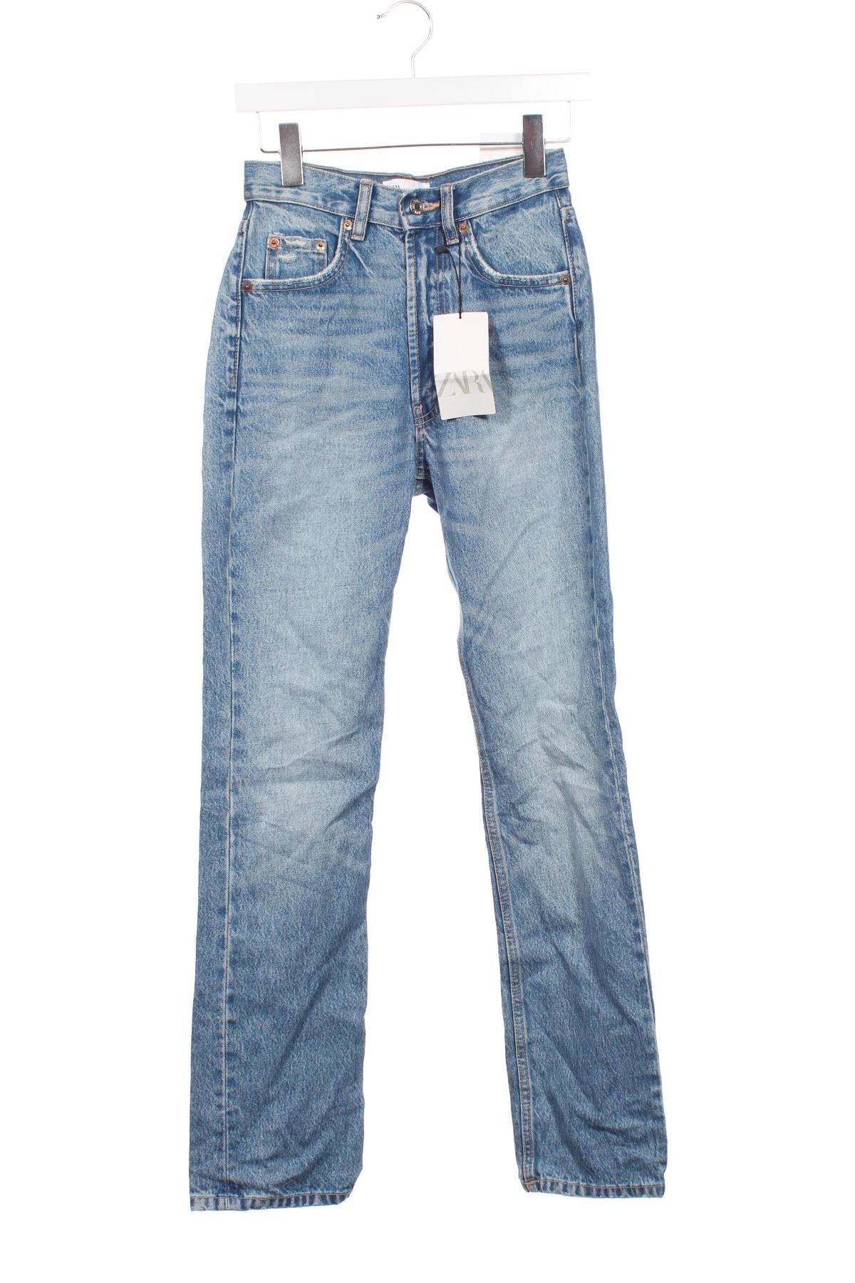 Damen Jeans Zara, Größe XXS, Farbe Blau, Preis 17,99 €