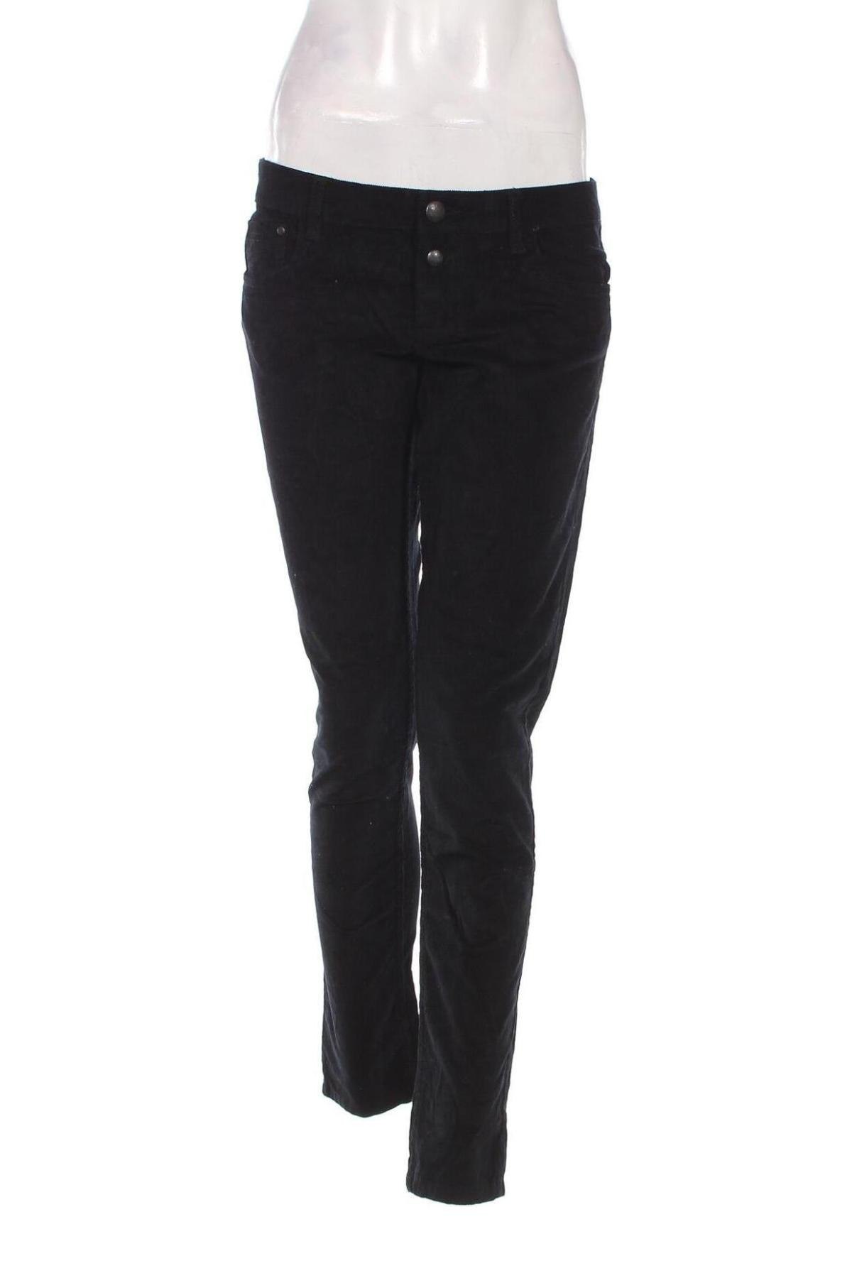 Pantaloni de velvet de femei Terranova, Mărime L, Culoare Negru, Preț 40,99 Lei