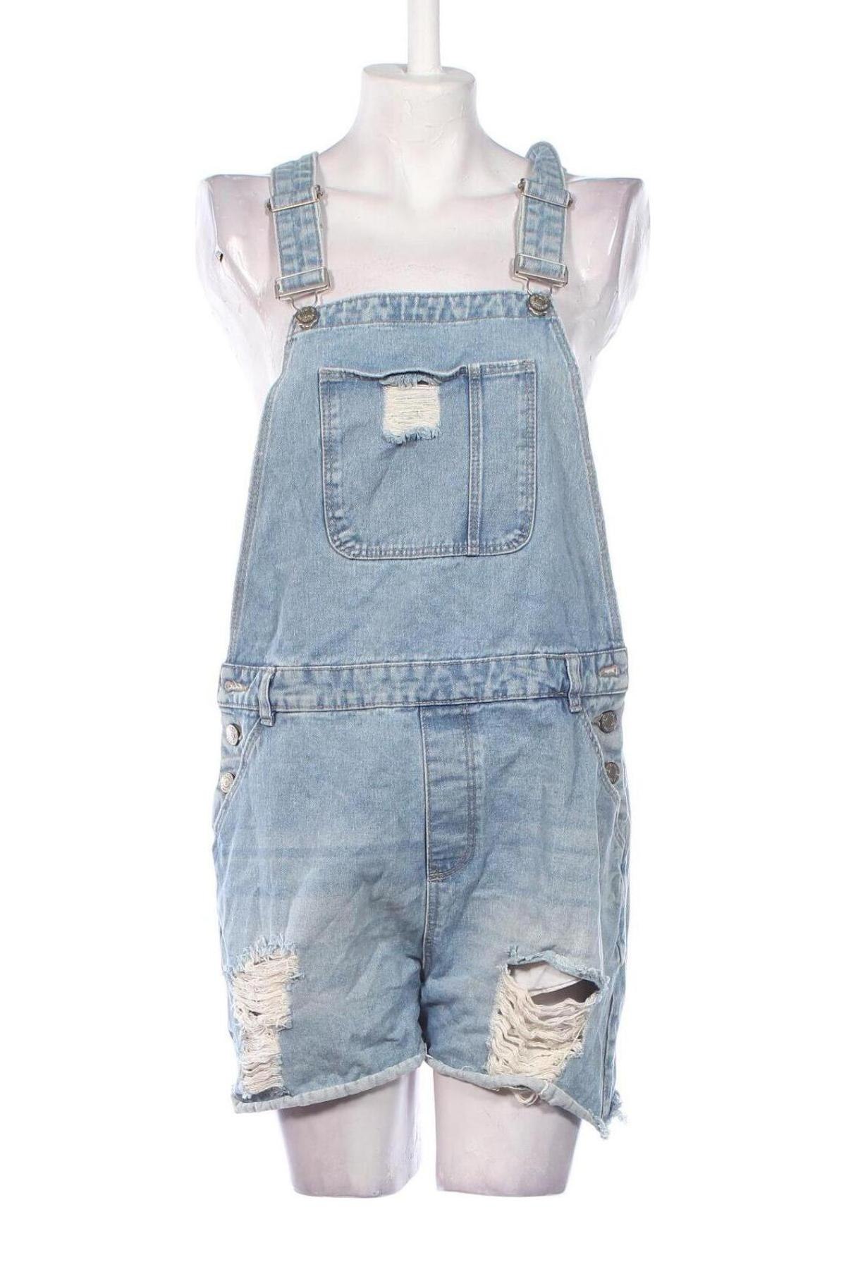 Damen Overall Denim&Co., Größe L, Farbe Blau, Preis € 8,99