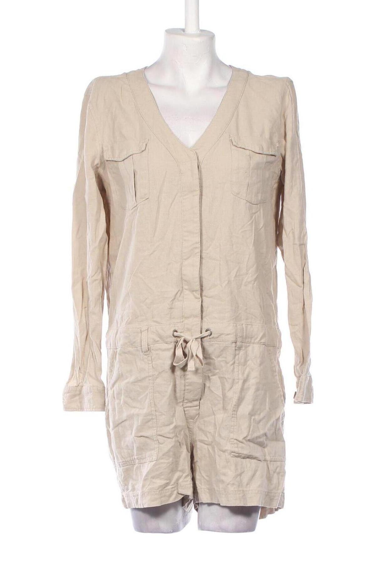 Damen Overall H&M L.O.G.G., Größe L, Farbe Beige, Preis € 9,49