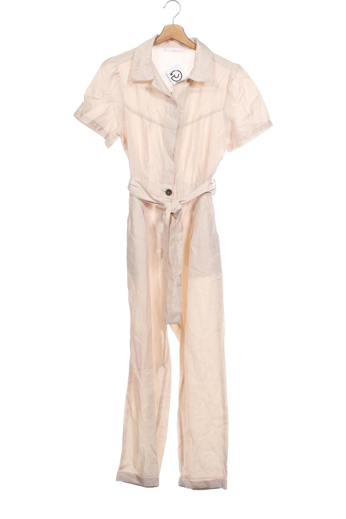 Damen Overall Mango, Größe XS, Farbe Beige, Preis € 9,99