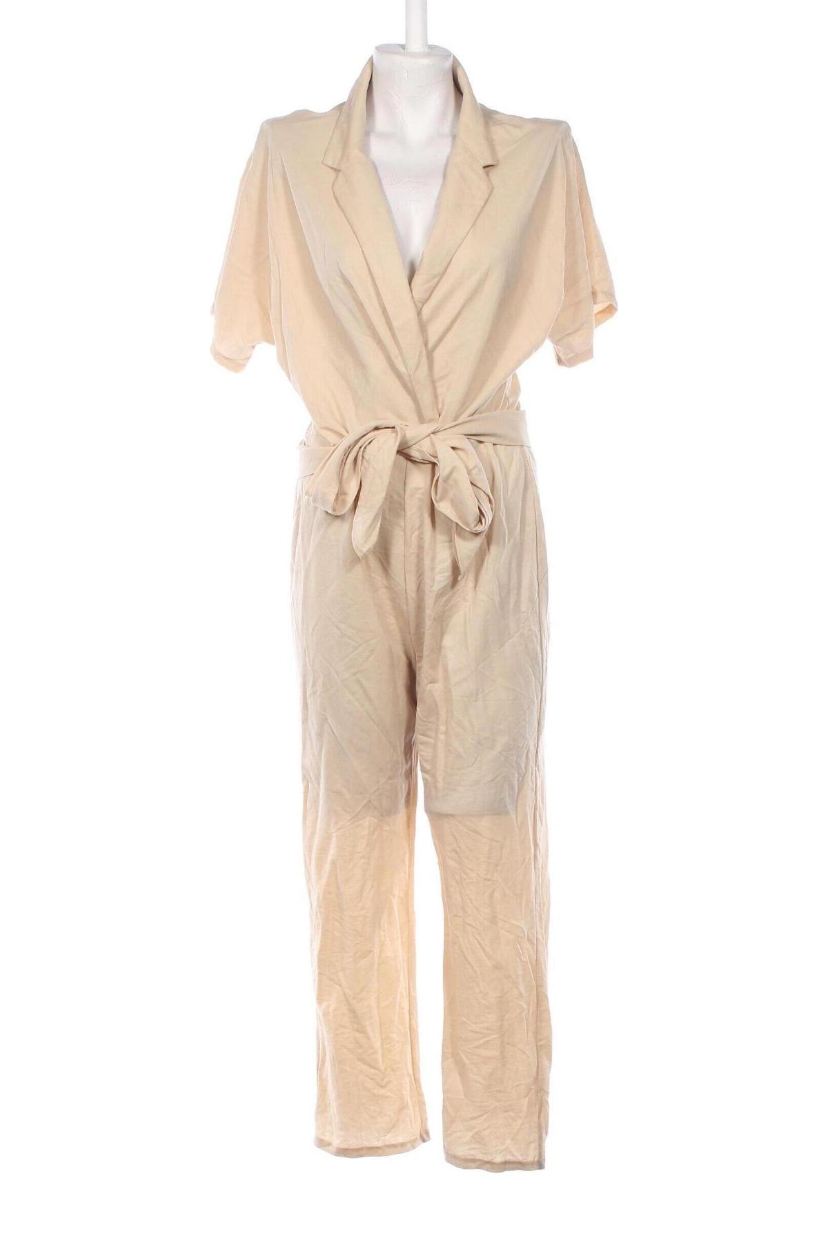 Damen Overall Mango, Größe M, Farbe Beige, Preis 5,49 €