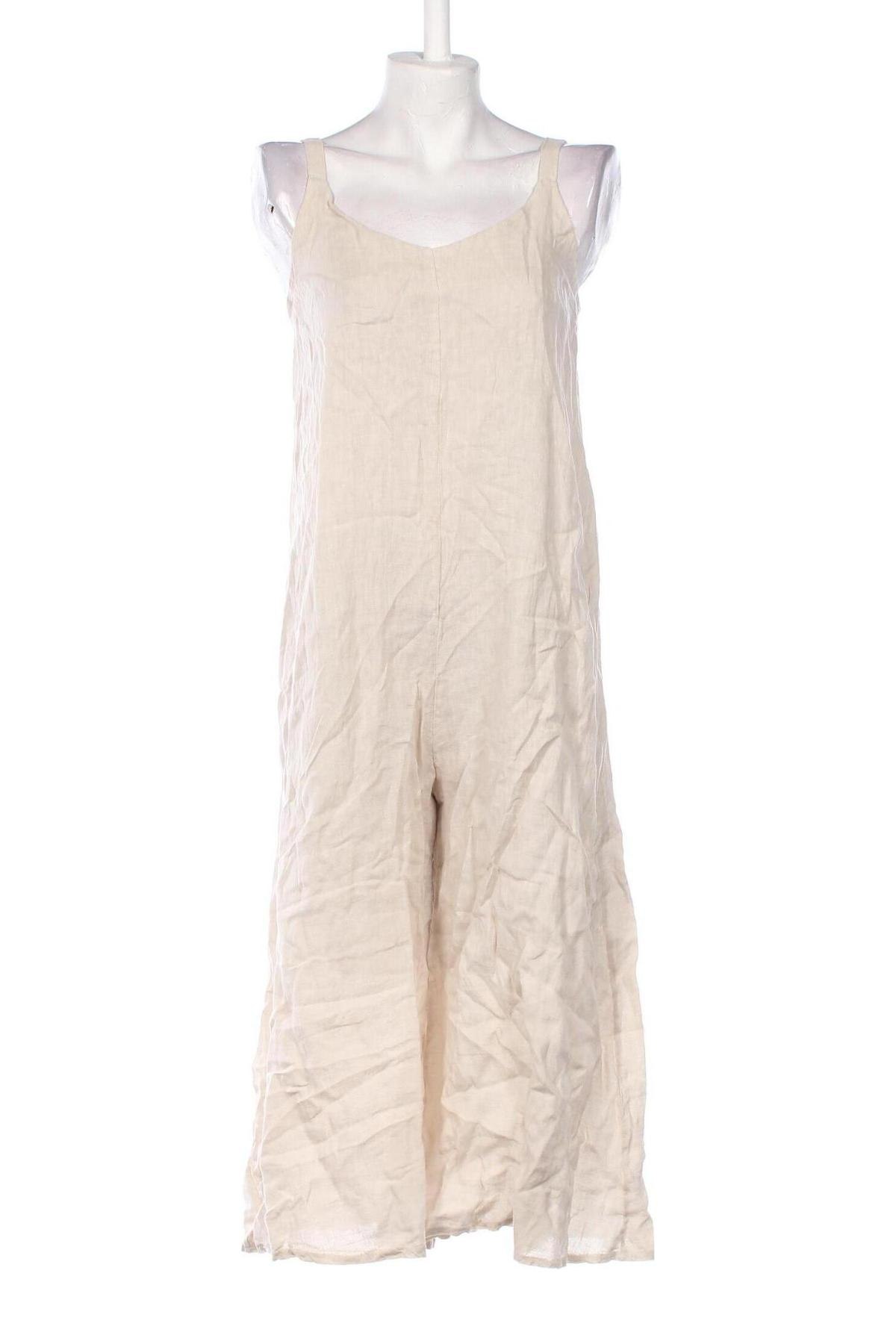 Damen Overall Puro Lino, Größe M, Farbe Beige, Preis 9,49 €