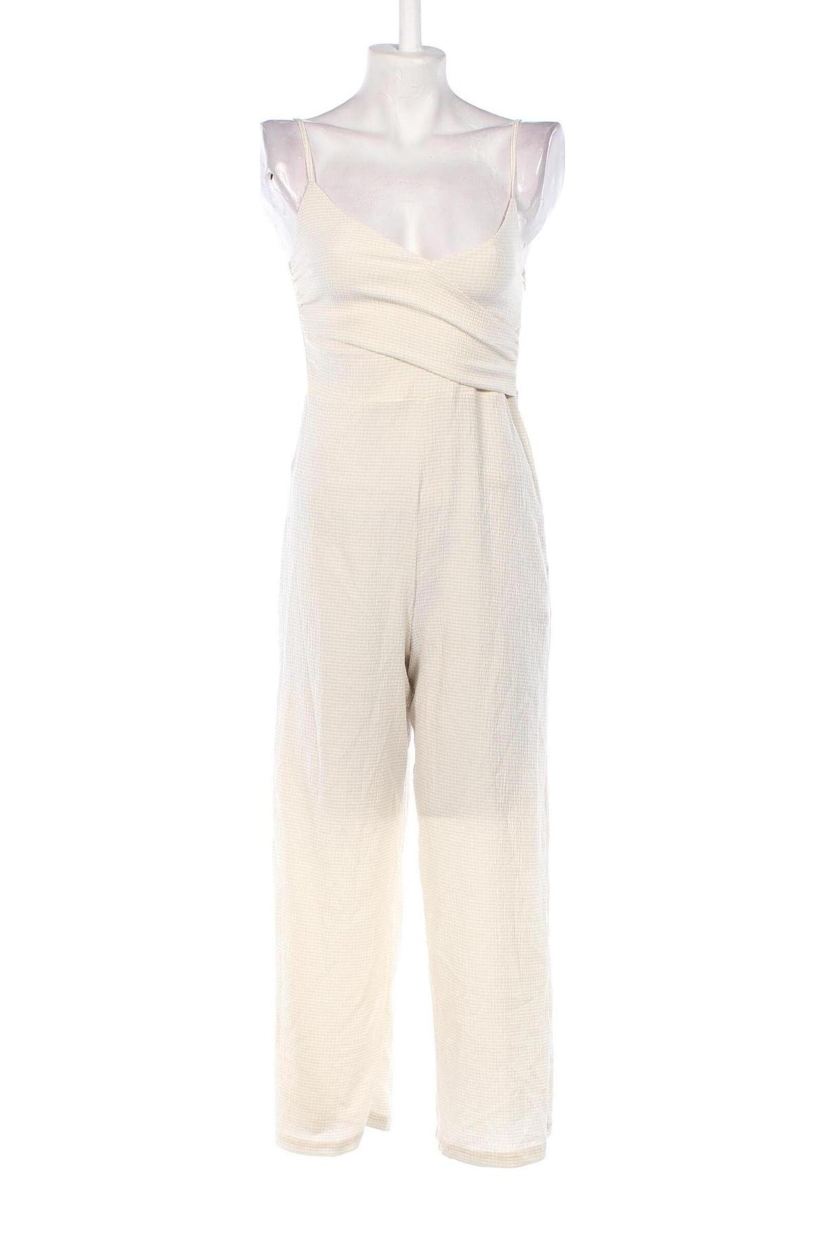 Damen Overall Stradivarius, Größe S, Farbe Beige, Preis € 10,49