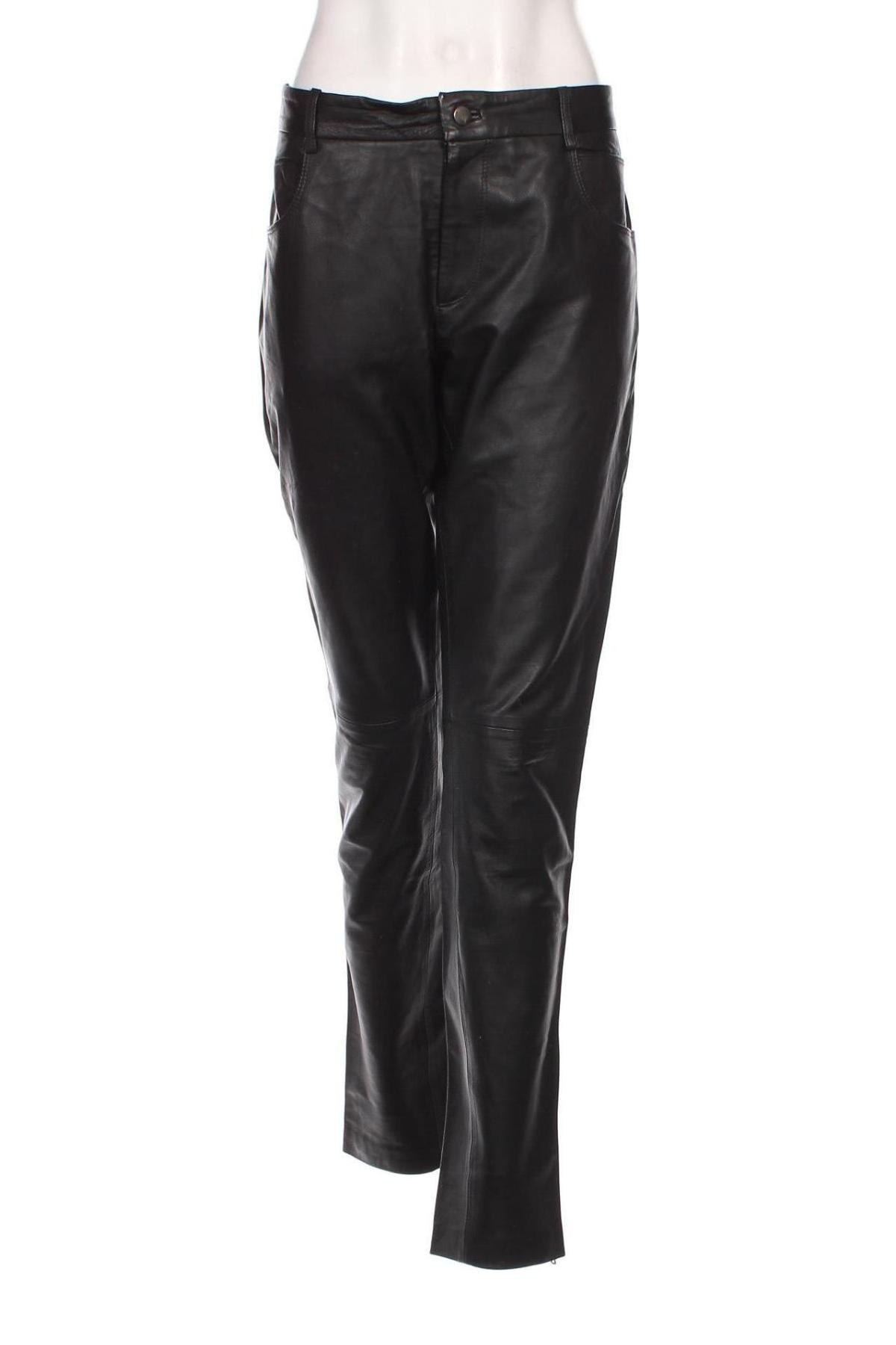 Damen Lederhose Noa Noa, Größe XL, Farbe Schwarz, Preis € 130,99