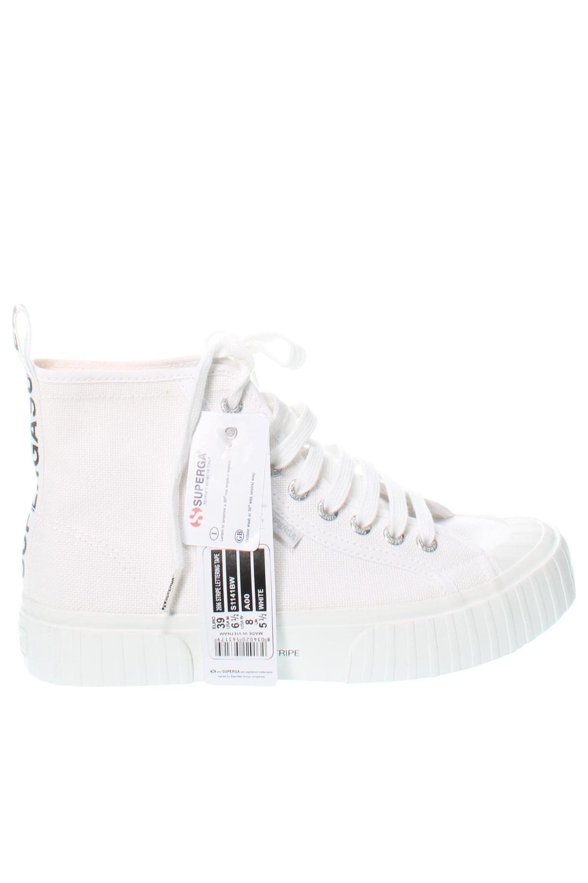 Dámske topánky  Superga, Veľkosť 39, Farba Biela, Cena  43,45 €