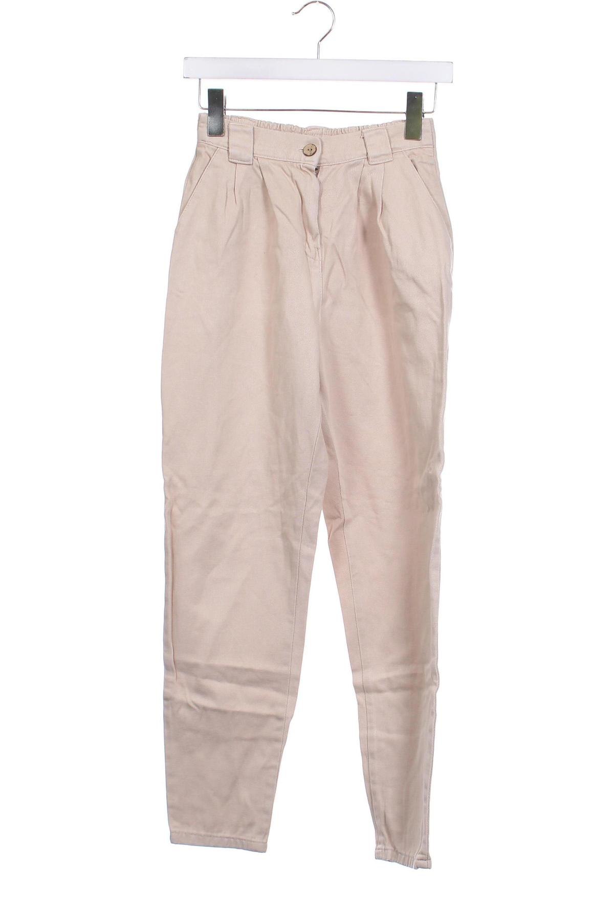 Pantaloni de femei Addax, Mărime XS, Culoare Bej, Preț 22,99 Lei