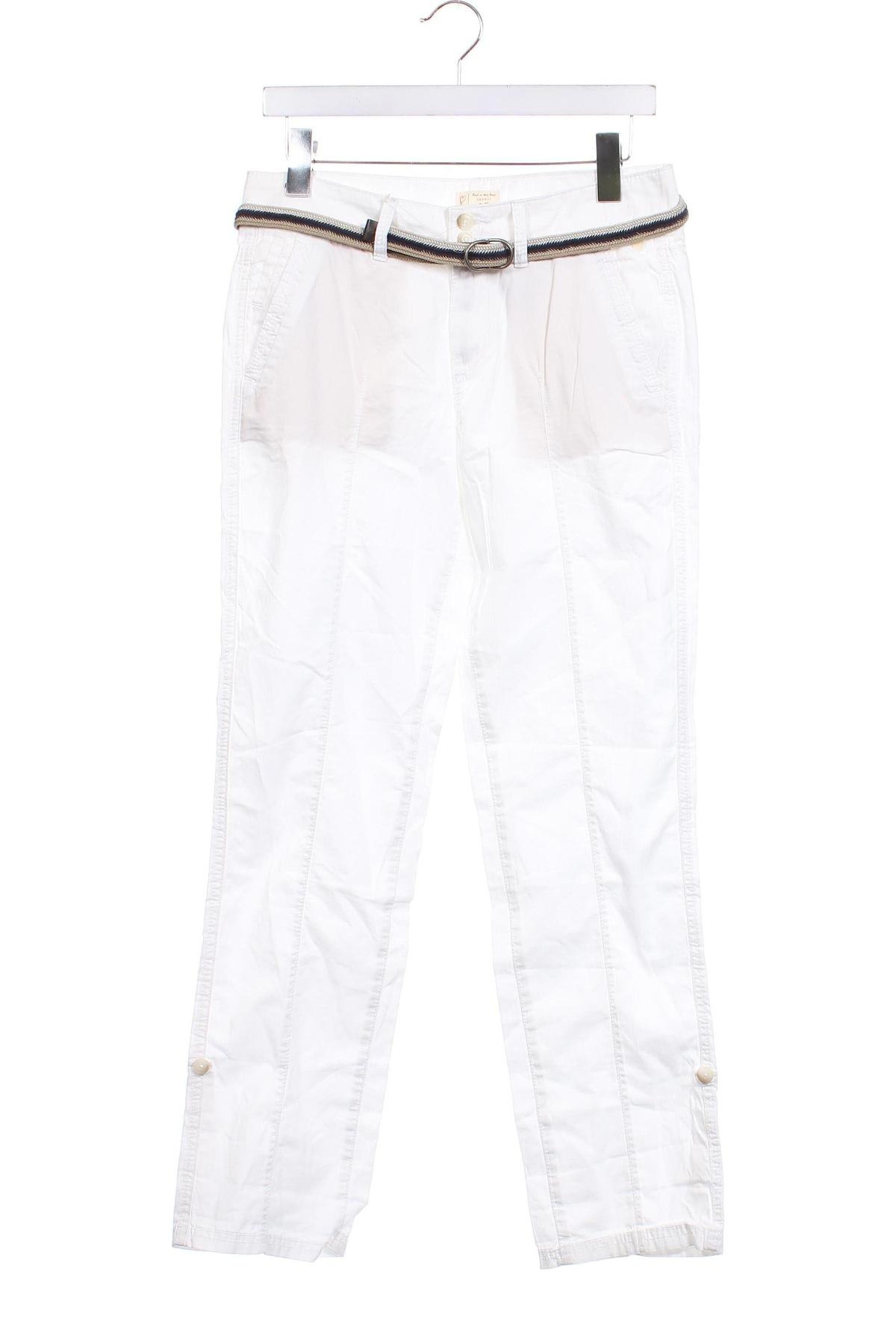 Pantaloni de femei Esprit, Mărime XS, Culoare Alb, Preț 91,99 Lei