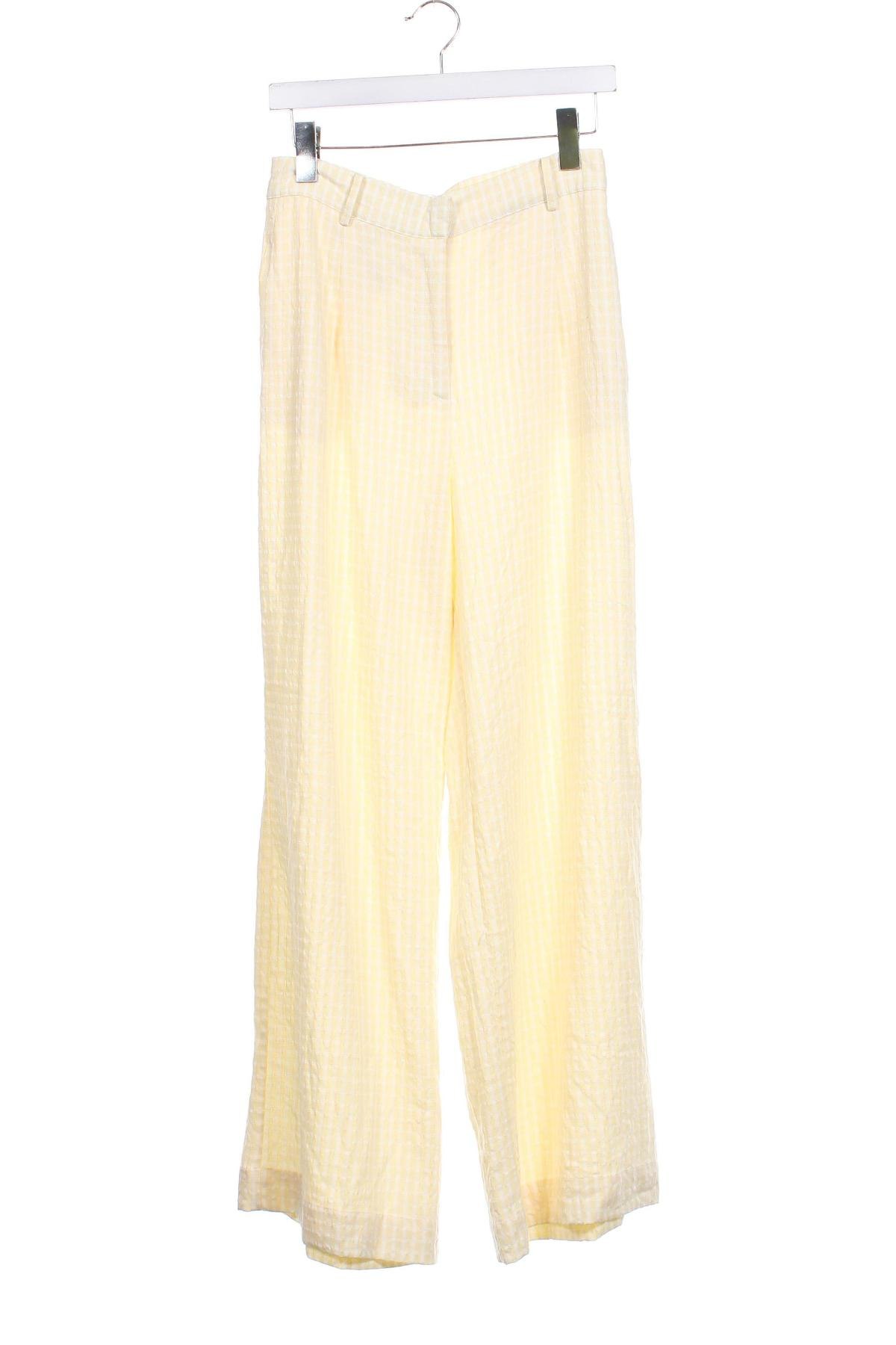 Pantaloni de femei Guido Maria Kretschmer for About You, Mărime M, Culoare Ecru, Preț 76,99 Lei