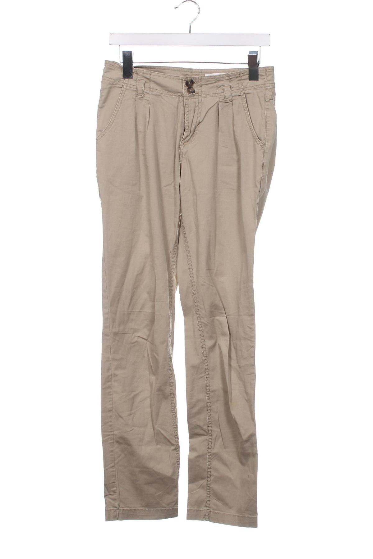 Pantaloni de femei H&M L.O.G.G., Mărime XS, Culoare Bej, Preț 69,72 Lei