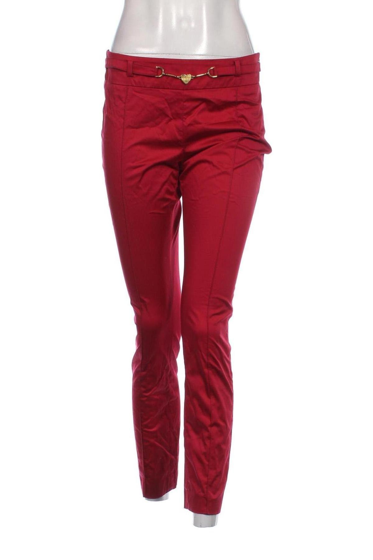 Damenhose Love Moschino, Größe M, Farbe Rot, Preis € 60,49