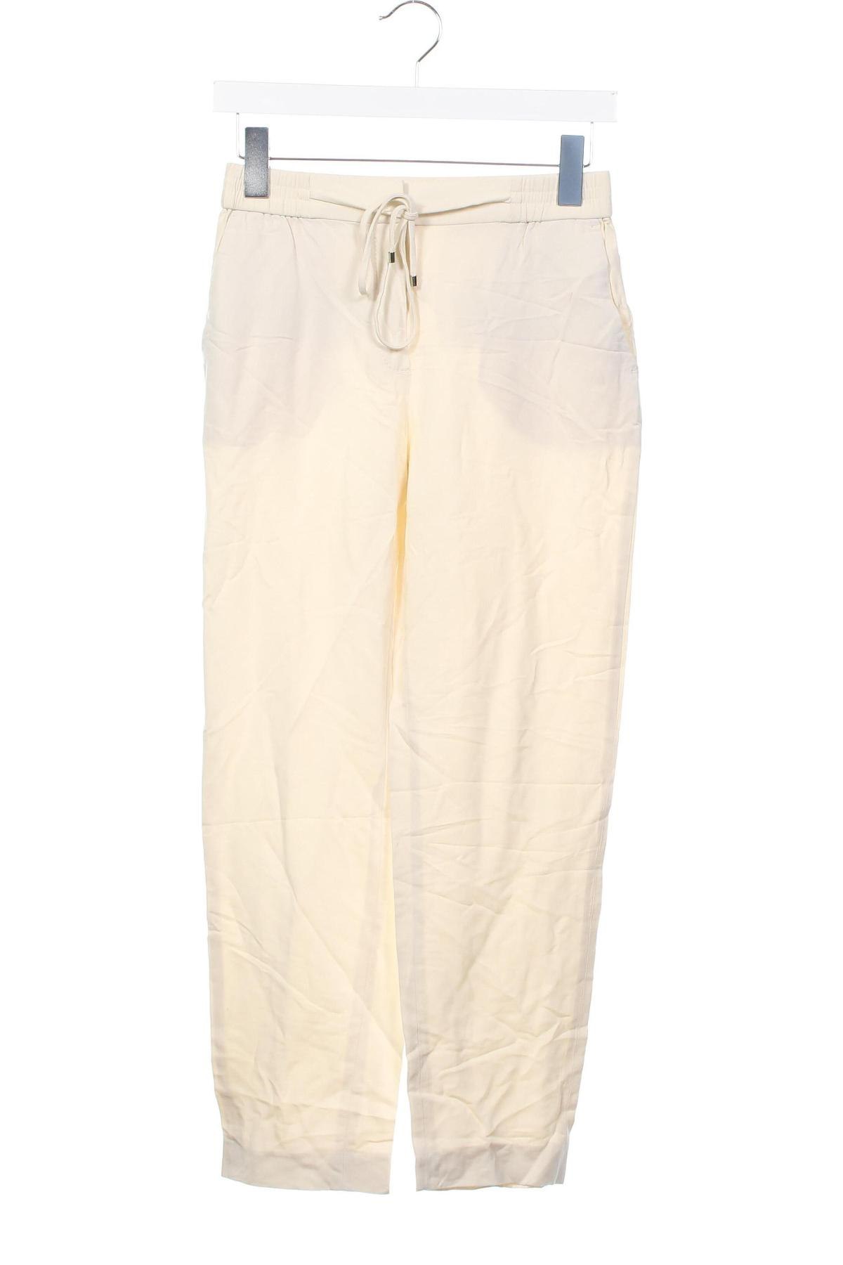 Pantaloni de femei Massimo Dutti, Mărime XS, Culoare Ecru, Preț 40,99 Lei