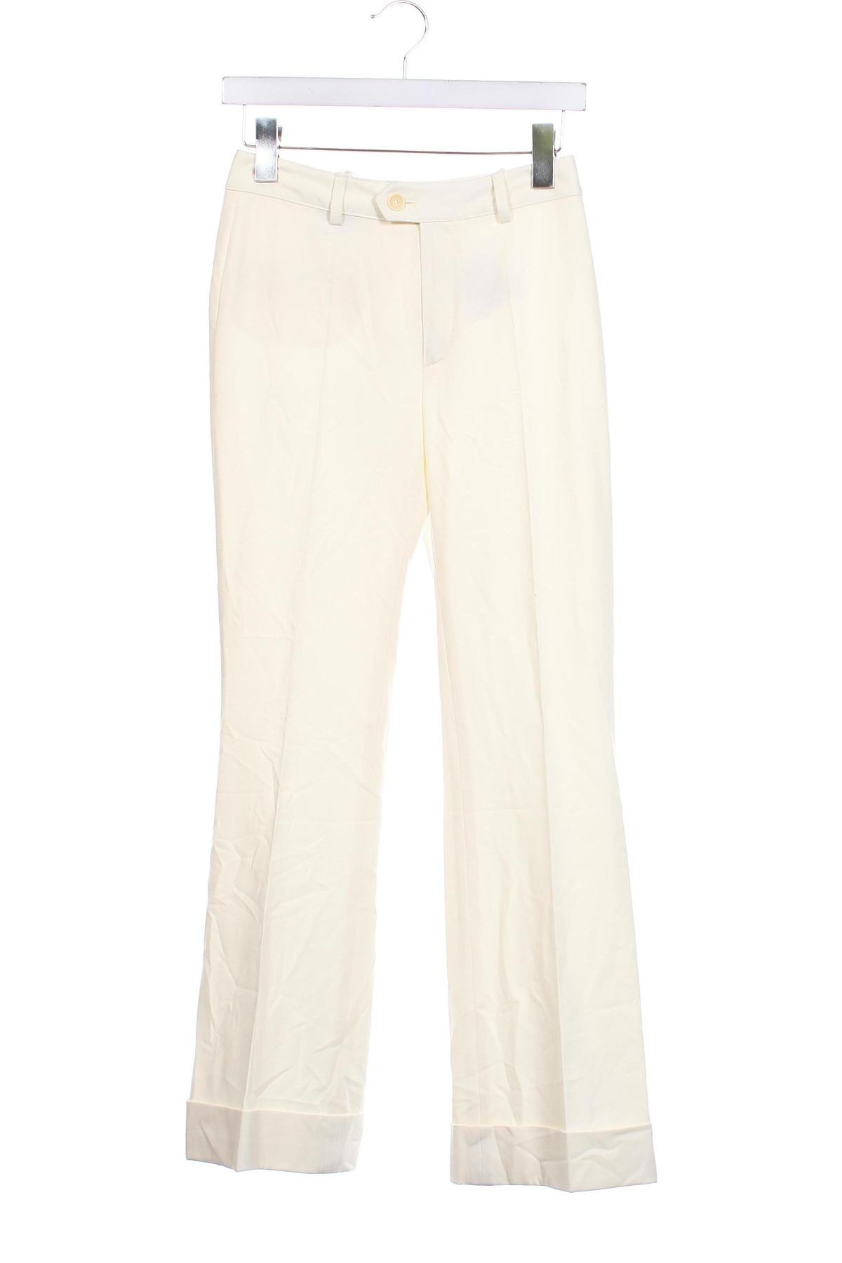 Pantaloni de femei Oui, Mărime XS, Culoare Ecru, Preț 23,99 Lei