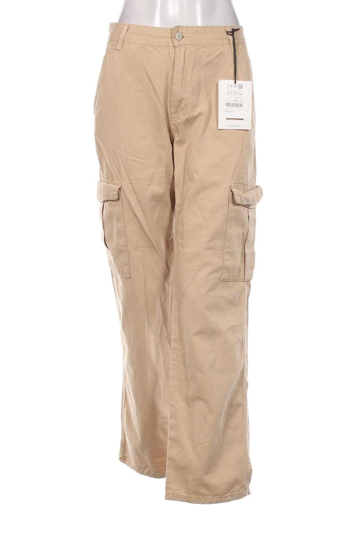 Damenhose Pull&Bear, Größe M, Farbe Beige, Preis 15,49 €