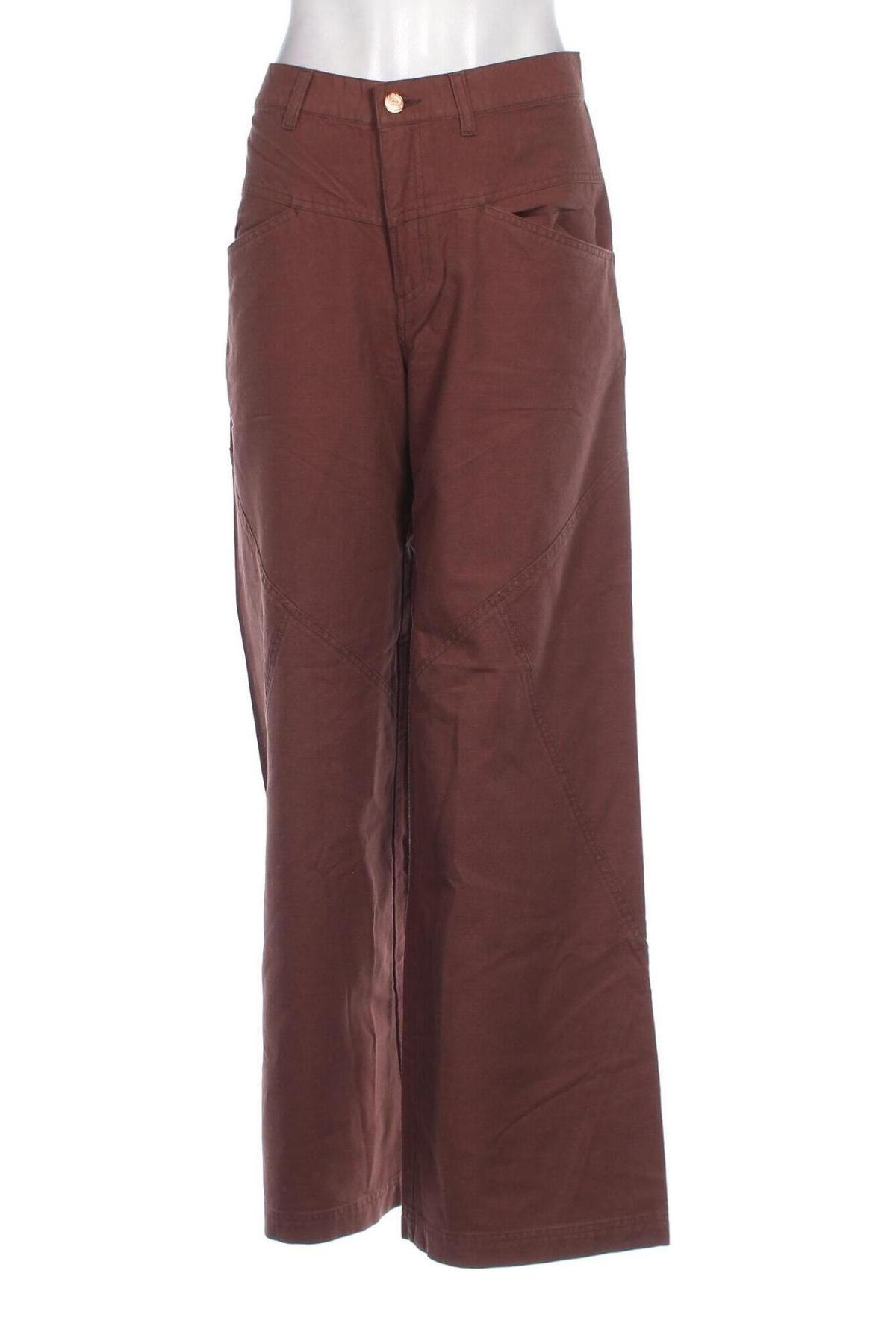 Pantaloni de femei Quiksilver, Mărime L, Culoare Maro, Preț 100,87 Lei