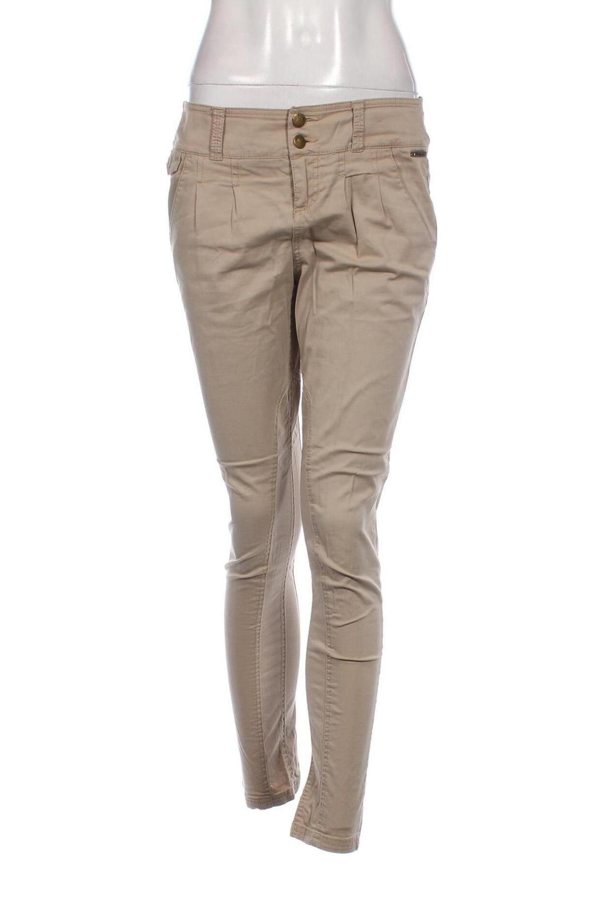 Pantaloni de femei Royalchicks, Mărime M, Culoare Bej, Preț 32,99 Lei