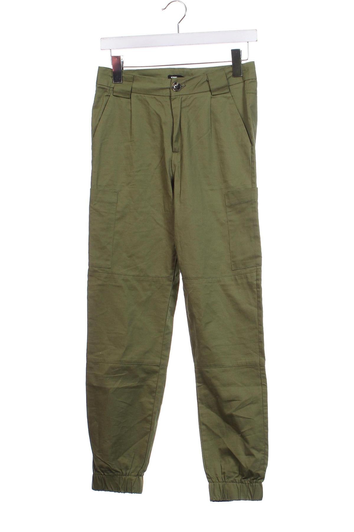 Pantaloni de femei Sinsay, Mărime XS, Culoare Verde, Preț 46,99 Lei