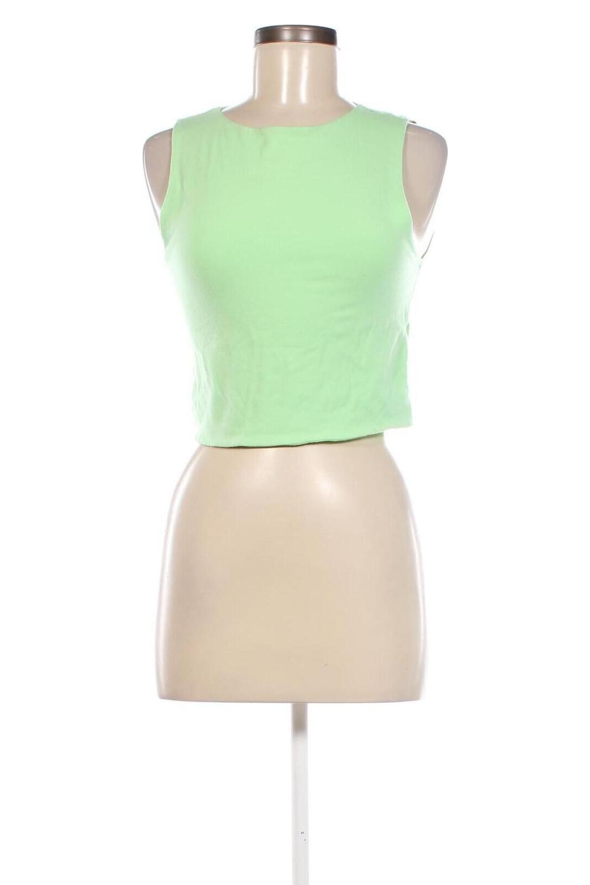 Tricou de damă Stradivarius, Mărime L, Culoare Verde, Preț 30,99 Lei