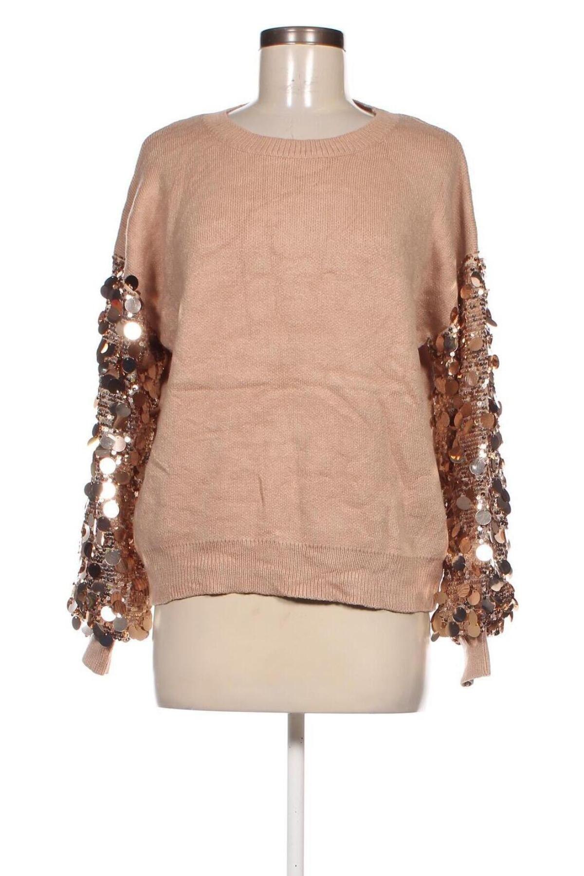 Damenpullover, Größe M, Farbe Beige, Preis 8,49 €