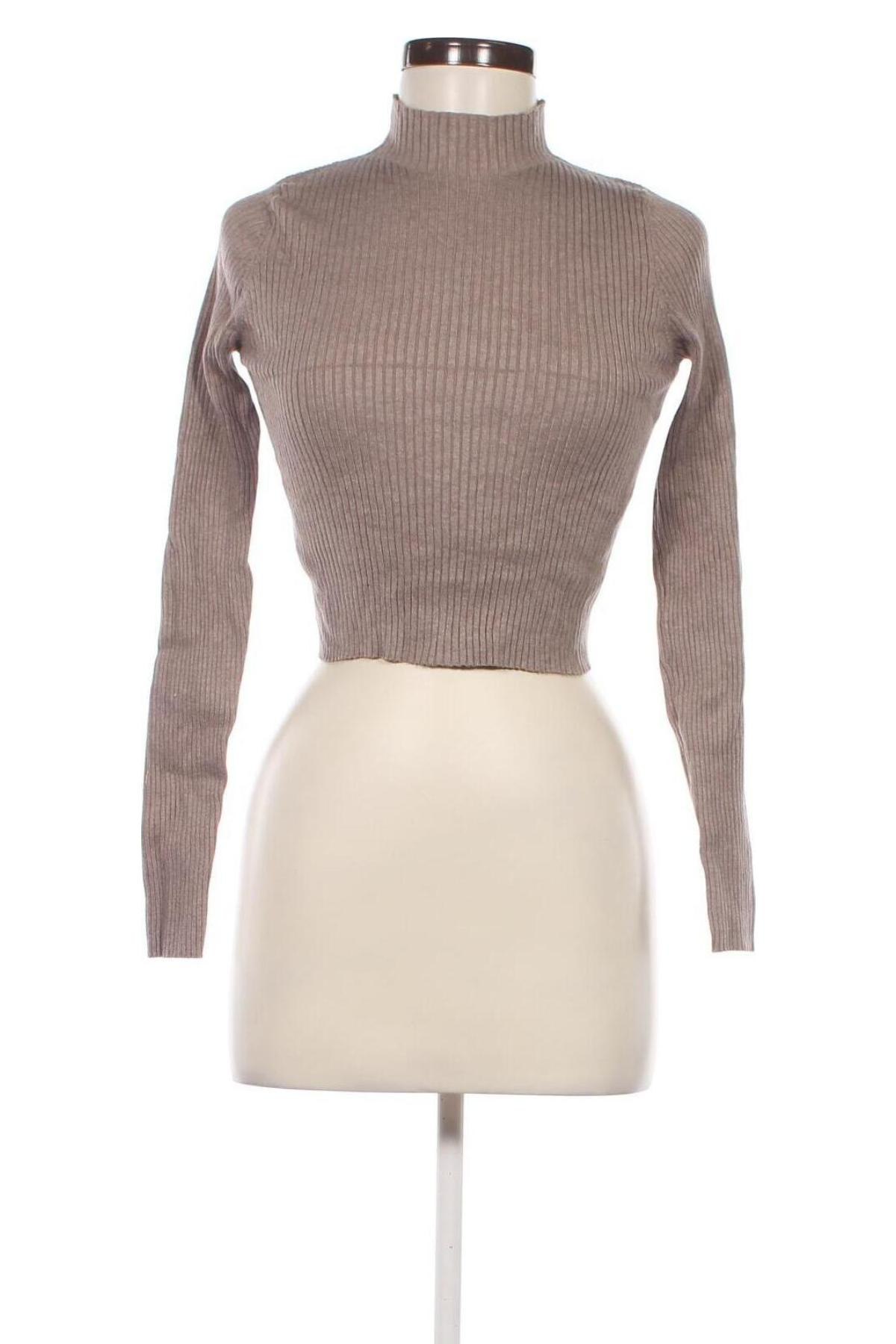 Damenpullover Bershka, Größe L, Farbe Beige, Preis € 9,29