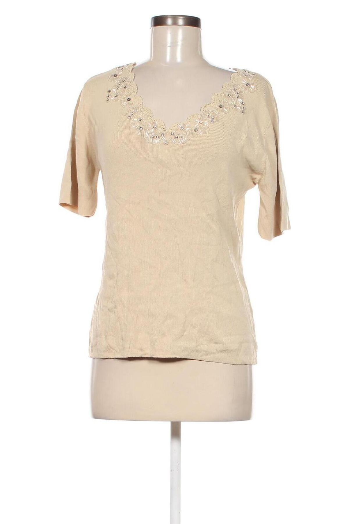 Damenpullover C&A, Größe M, Farbe Beige, Preis 3,99 €