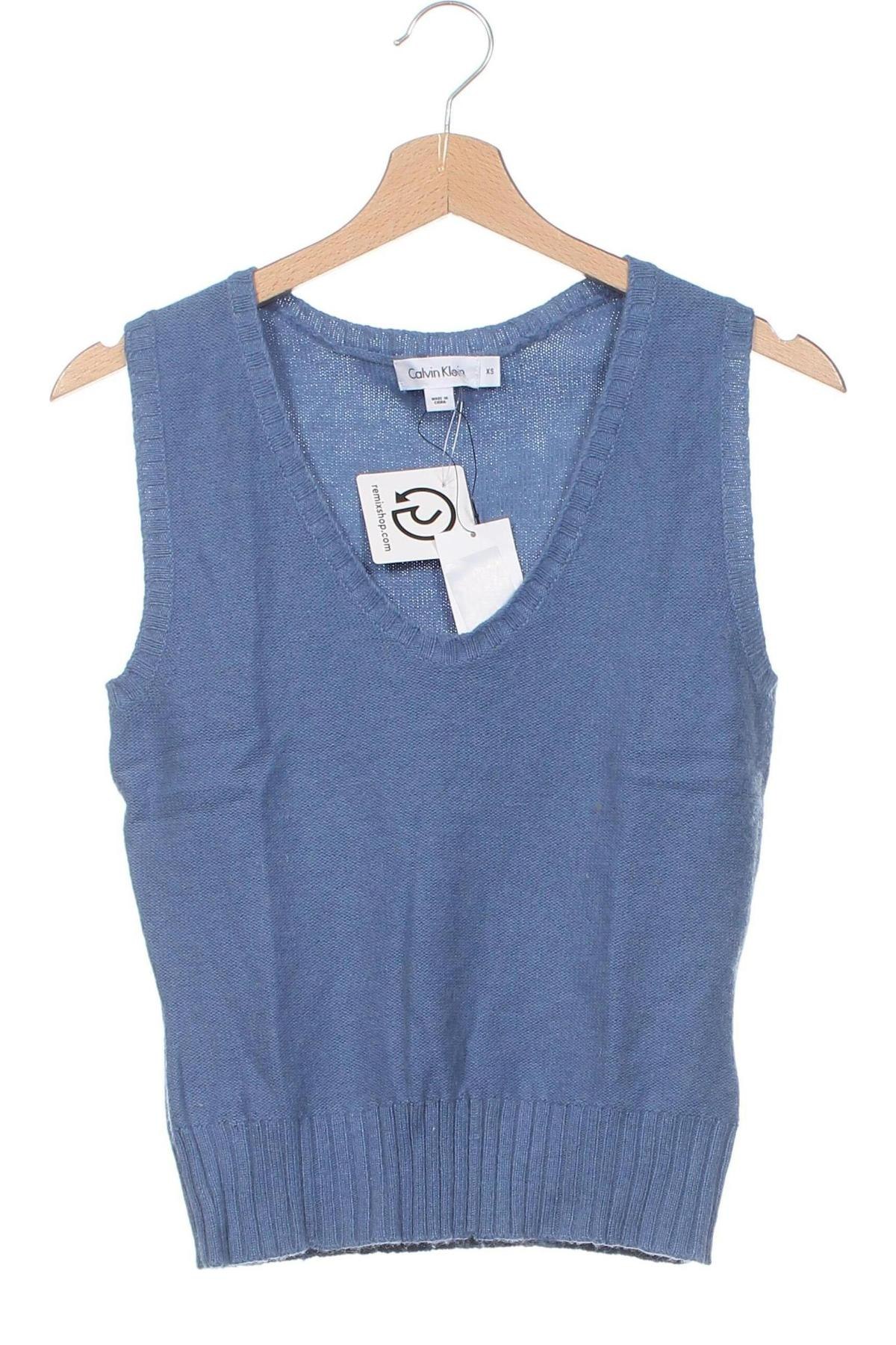 Damenpullover Calvin Klein, Größe XS, Farbe Blau, Preis € 61,99