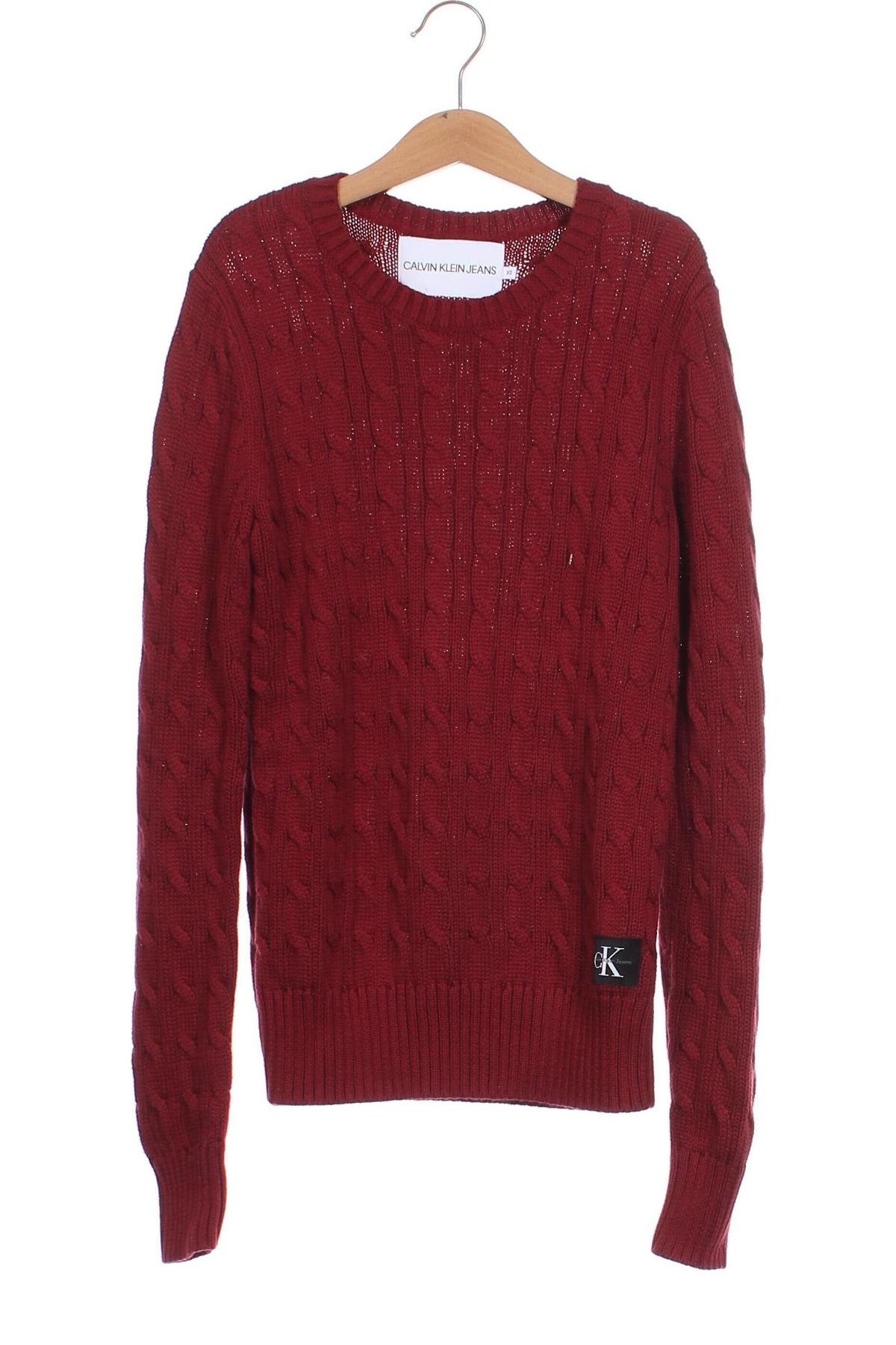 Damenpullover Calvin Klein Jeans, Größe XS, Farbe Rot, Preis € 29,99