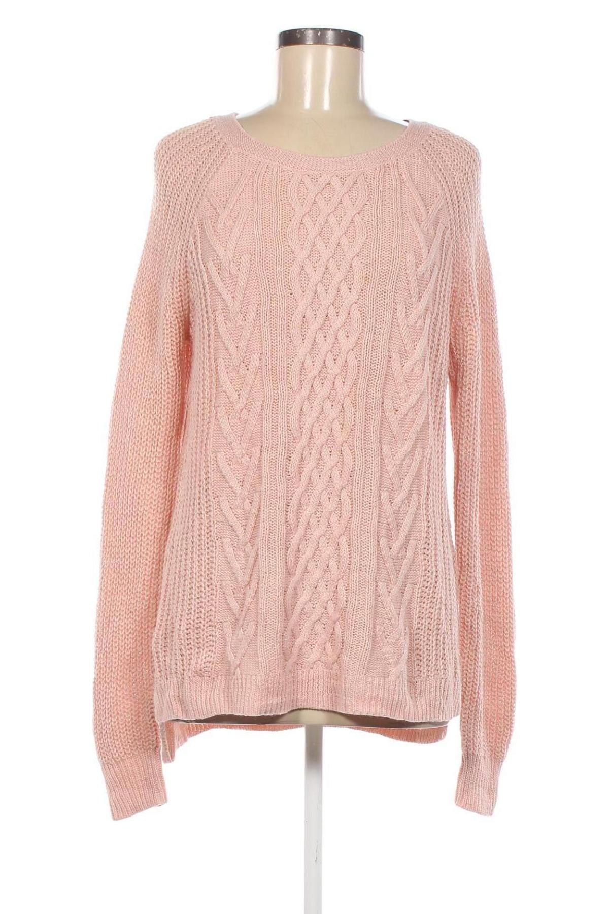 Damenpullover Faded Glory, Größe L, Farbe Rosa, Preis 20,29 €