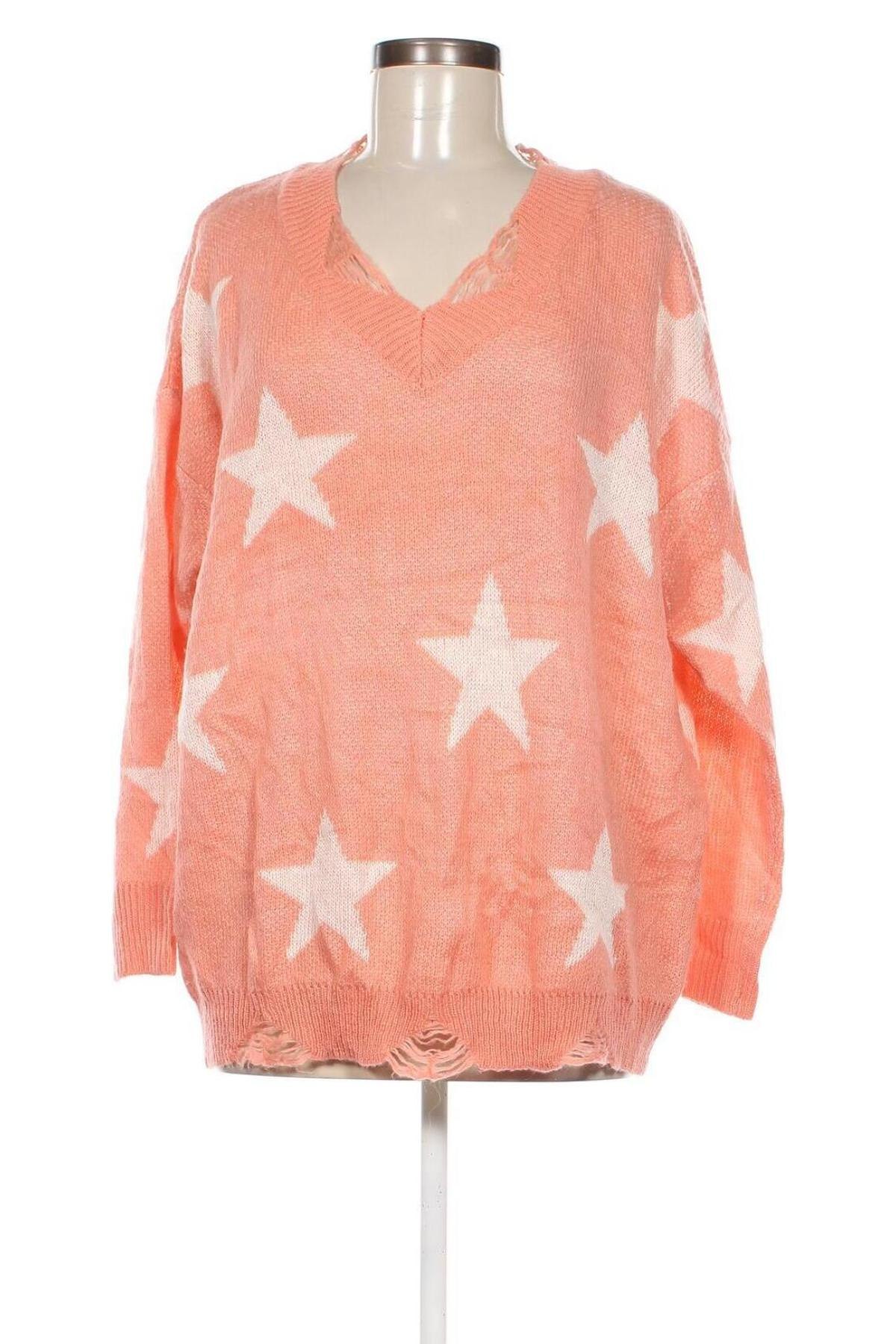 Damenpullover L Love, Größe S, Farbe Orange, Preis 3,49 €