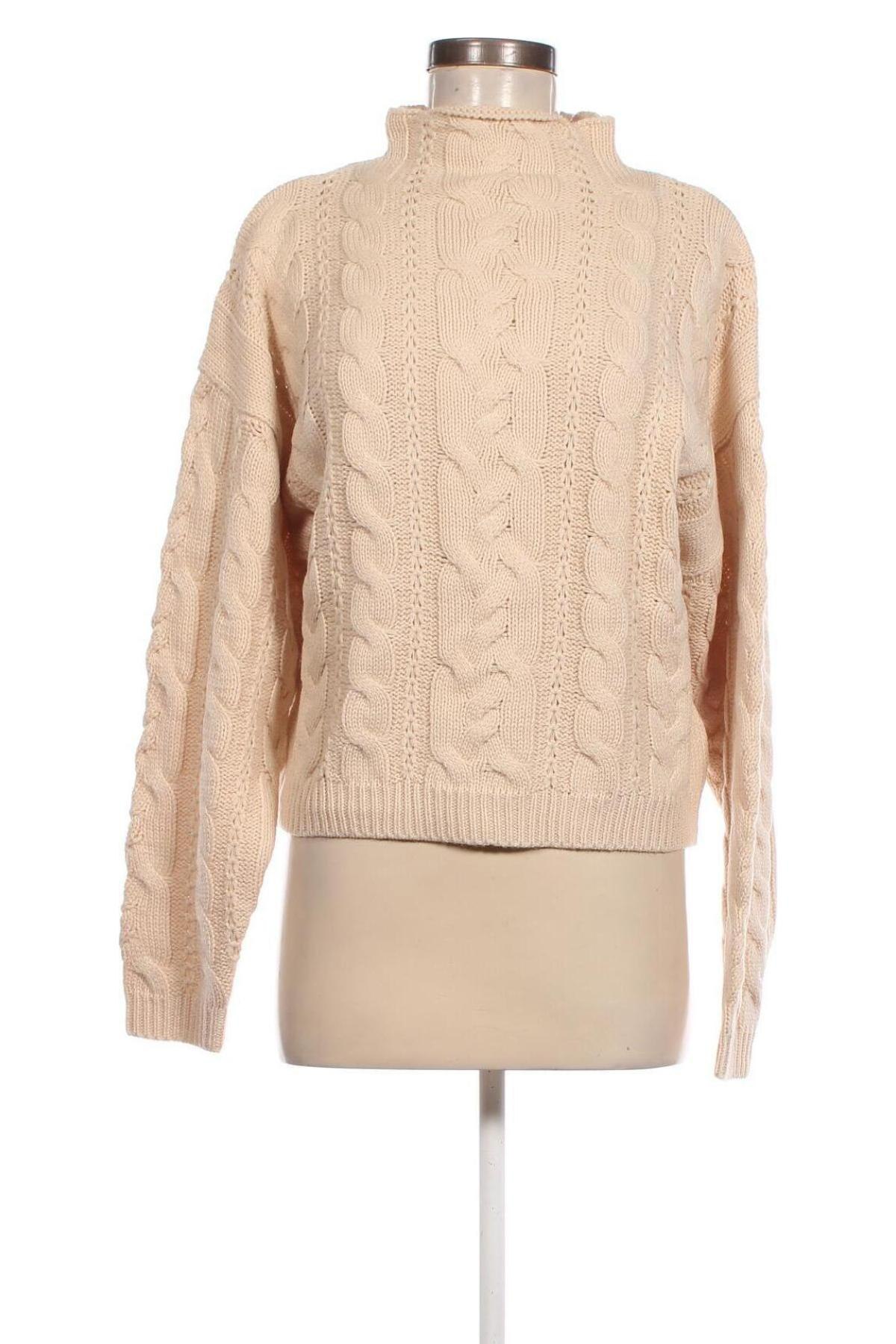 Damenpullover NA-KD, Größe S, Farbe Beige, Preis 12,99 €