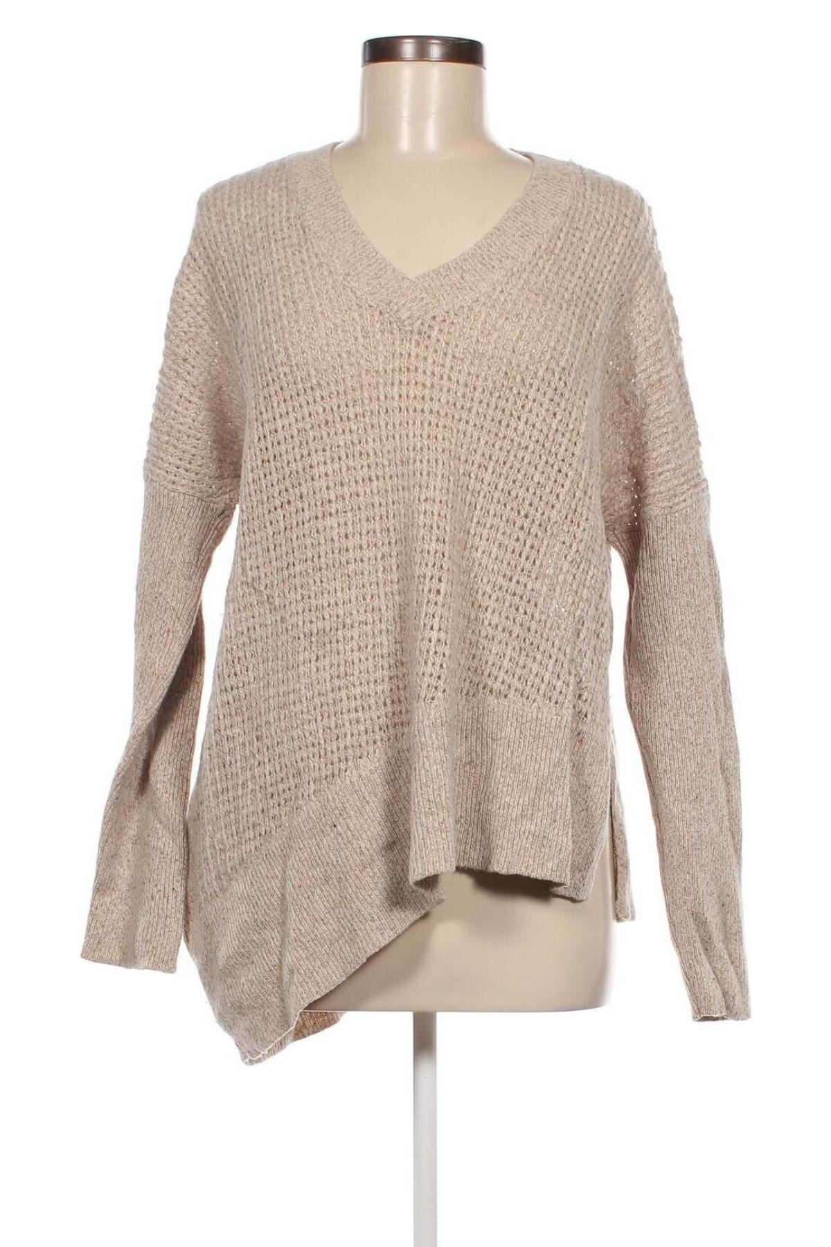 Damenpullover Stefanel, Größe L, Farbe Beige, Preis 27,99 €