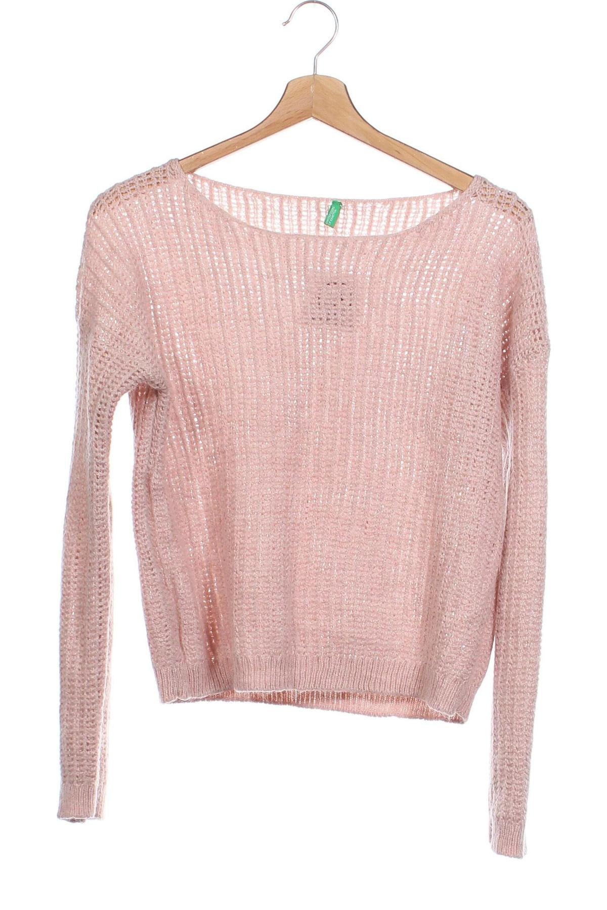 Damenpullover United Colors Of Benetton, Größe XS, Farbe Aschrosa, Preis € 13,99