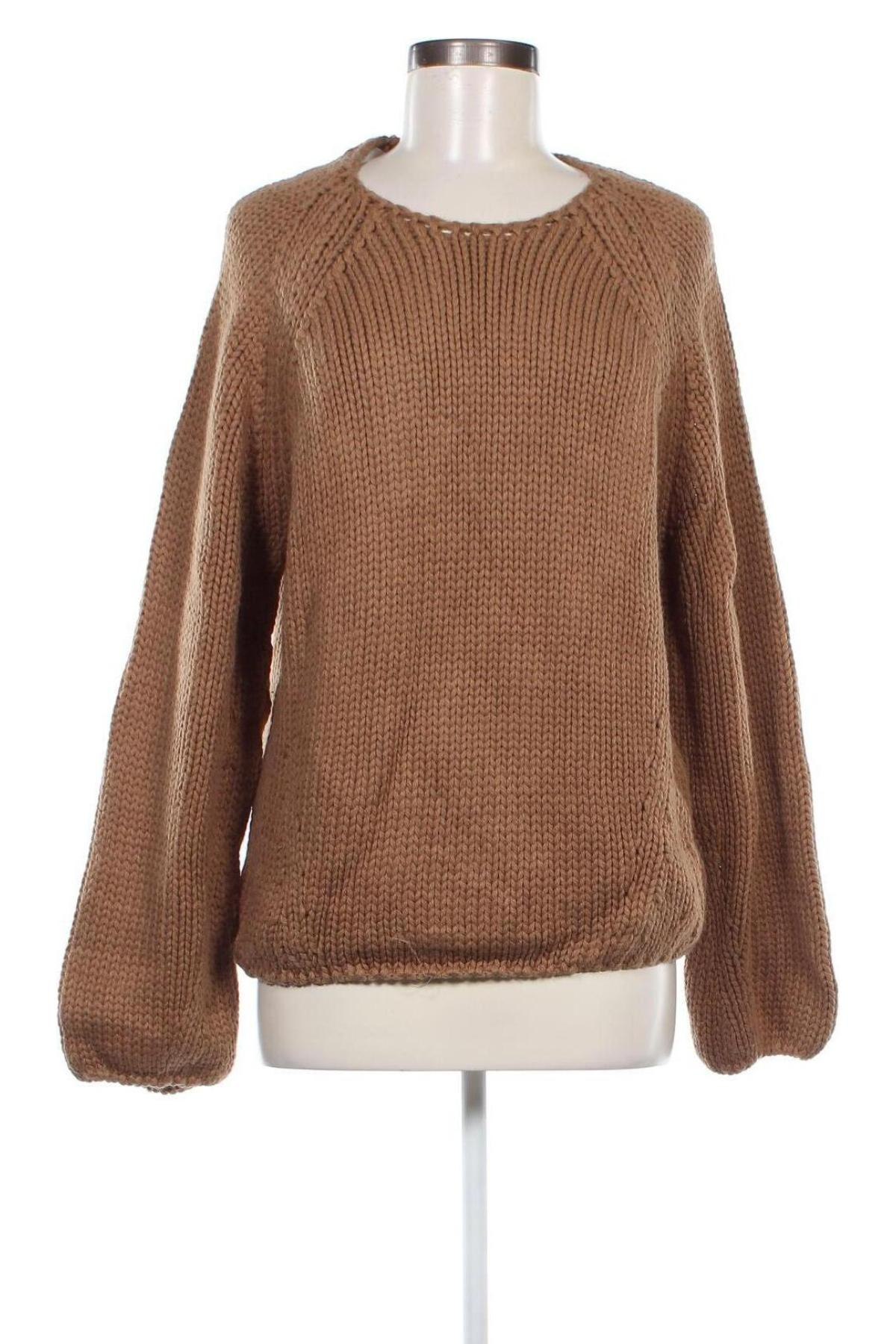 Damski sweter Zara, Rozmiar S, Kolor Brązowy, Cena 79,99 zł