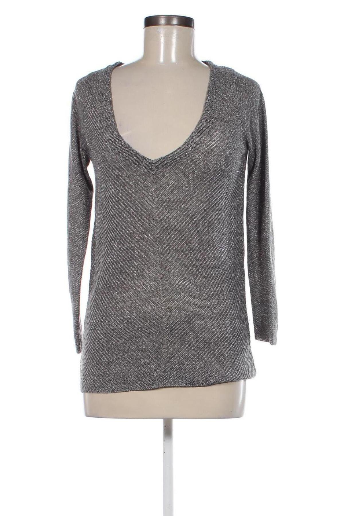 Damenpullover Zara Knitwear, Größe M, Farbe Grau, Preis 5,79 €