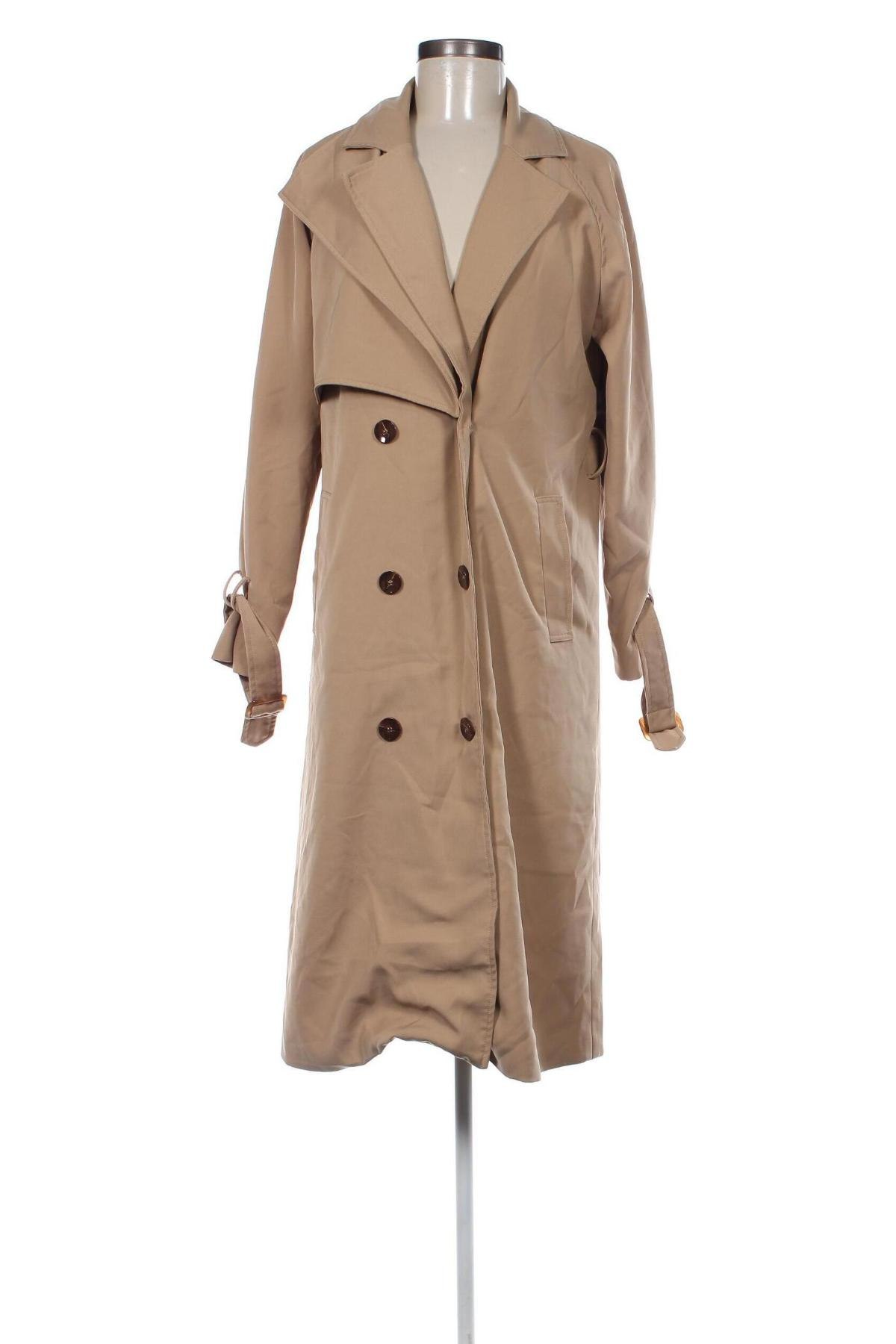 Damen Trenchcoat, Größe M, Farbe Ecru, Preis 9,29 €