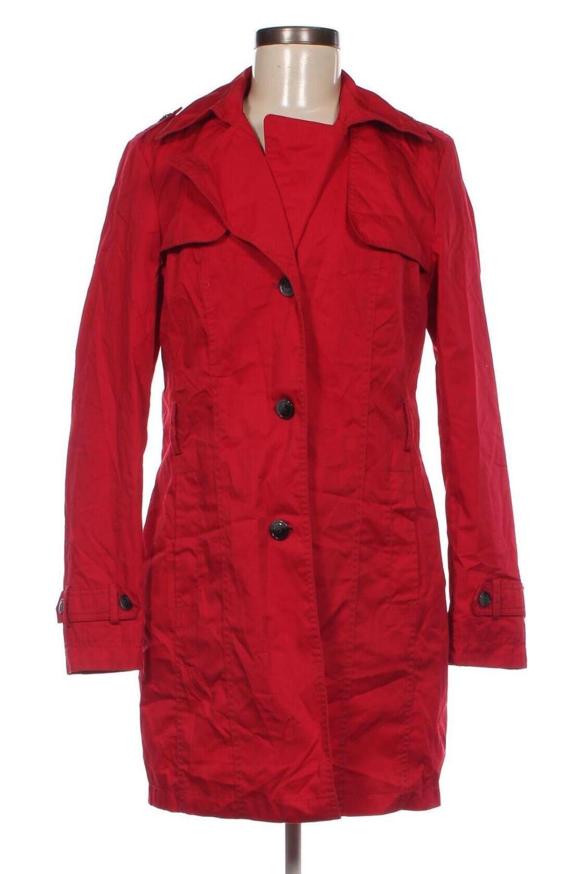 Damen Trench Coat C&A, Größe M, Farbe Rot, Preis € 7,49