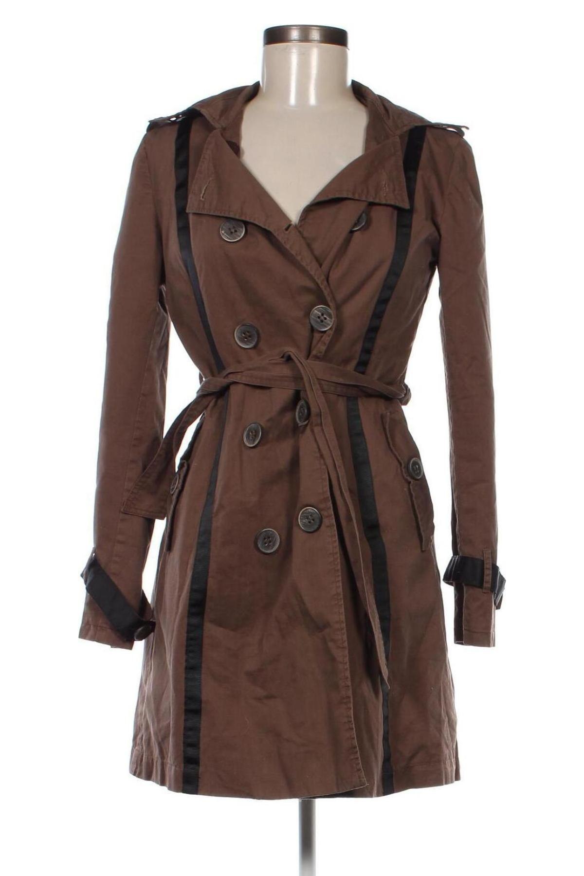 Trench de femei Cherry, Mărime M, Culoare Maro, Preț 78,99 Lei