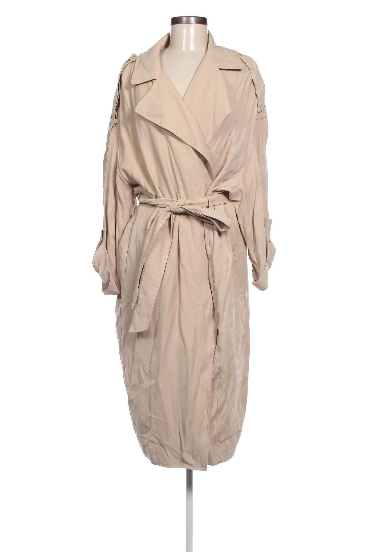 Damen Trenchcoat H&M, Größe L, Farbe Beige, Preis 34,78 €